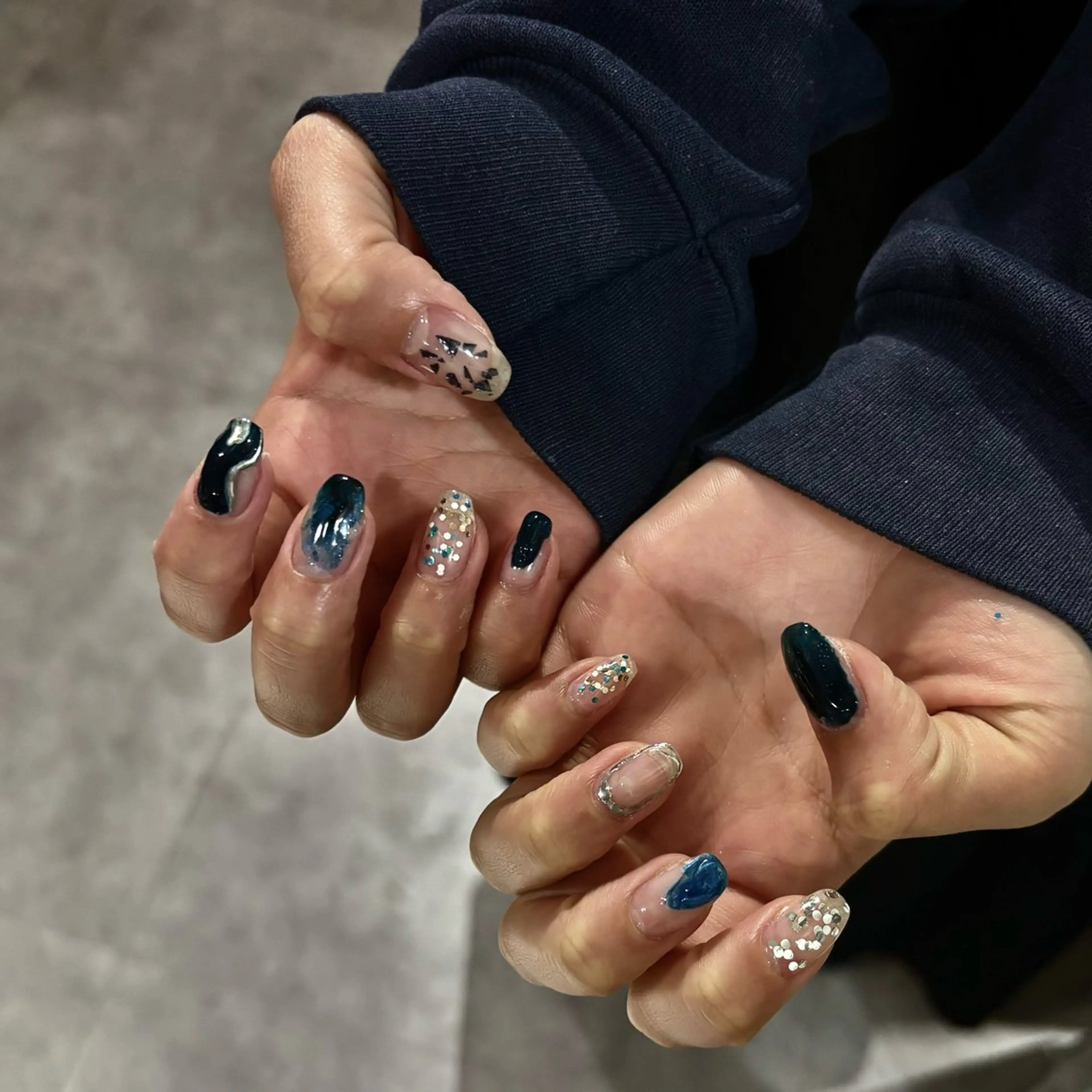 ネイル ゆびノさき茨木店 ニュアンス/アートのネイルデザイン