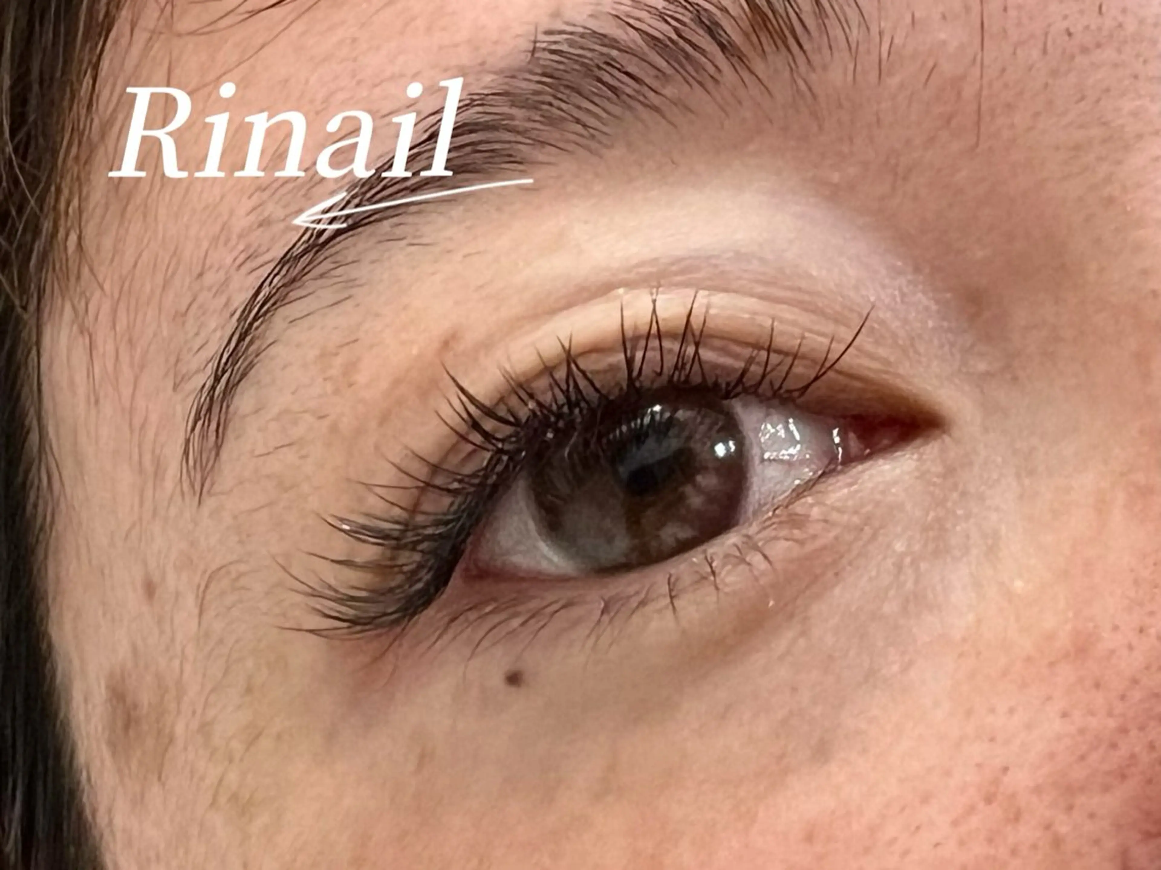 マツエク・マツパ バインドロック フラットラッシュ ナチュラル パリジェンヌラッシュリフト まつげパーマ YK Rinのネイルデザイン