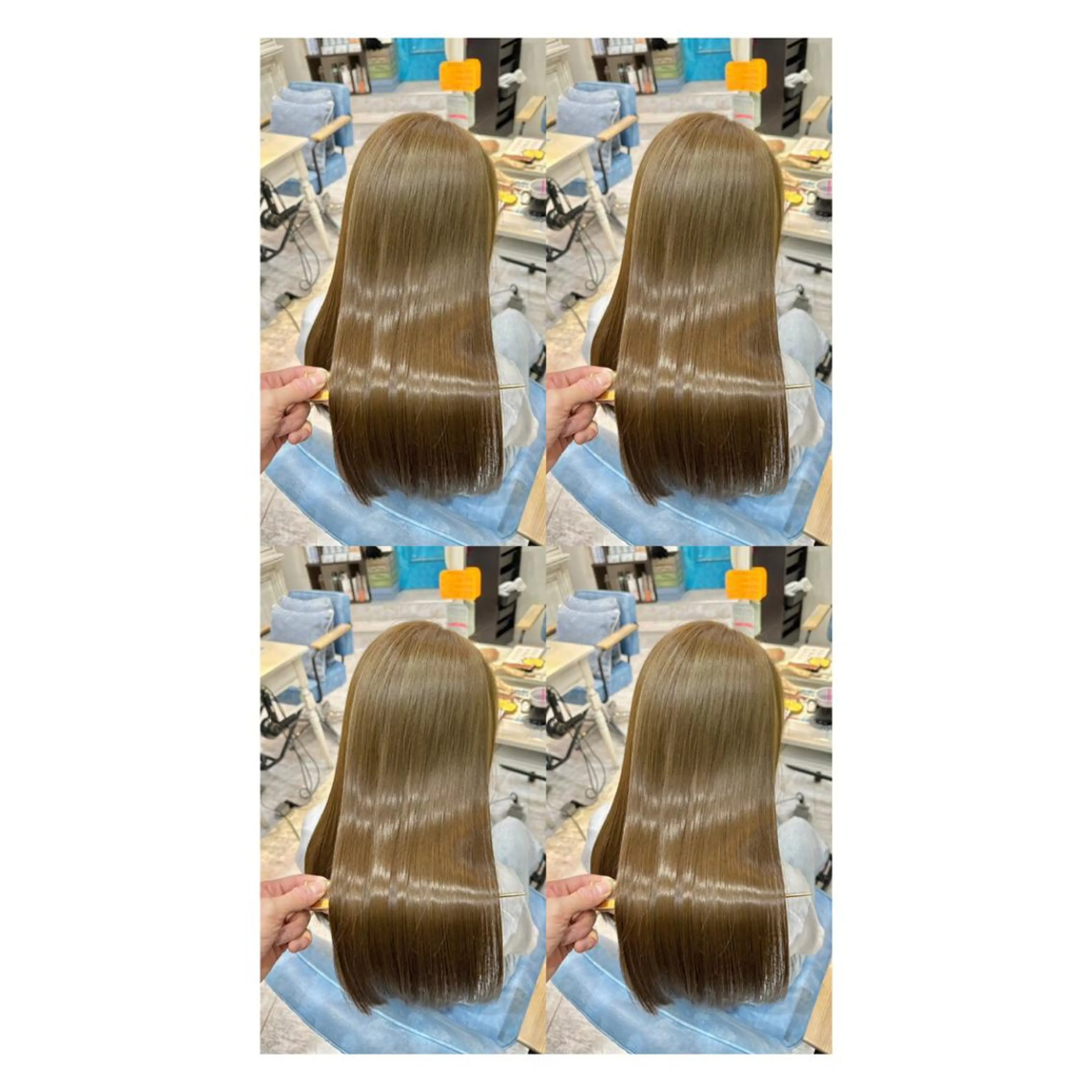 ロング カラー 透明感カラー 髪質改善 縮毛矯正 トリートメント カット ヘアカラー トリートメント 店長✨レイヤー✖️ 髪質改善✖️韓国ヘアのヘアスタイル