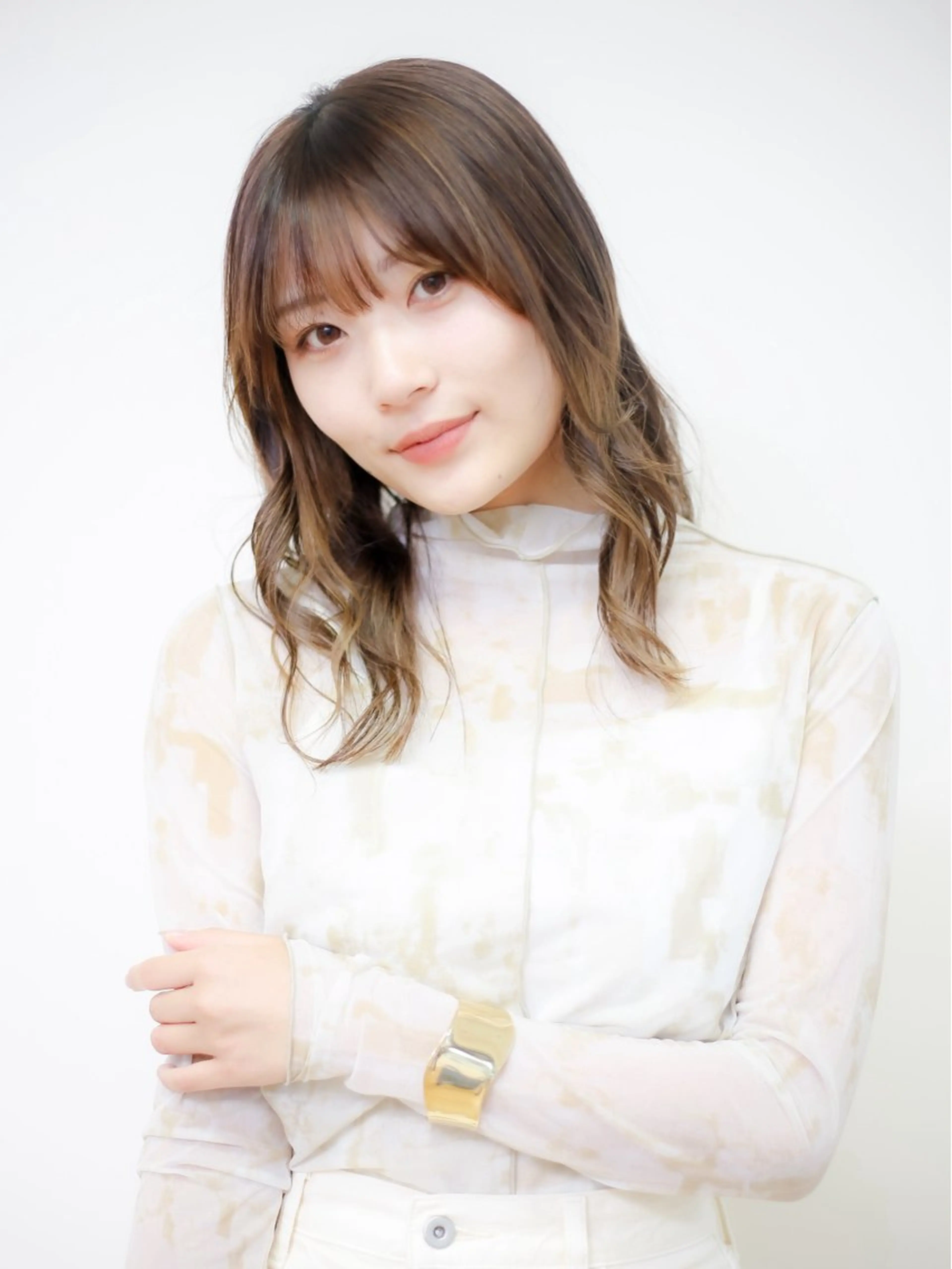 ミディアム カラー 🫧【ちゅるんカラ ー】あいみ🫧のヘアスタイル