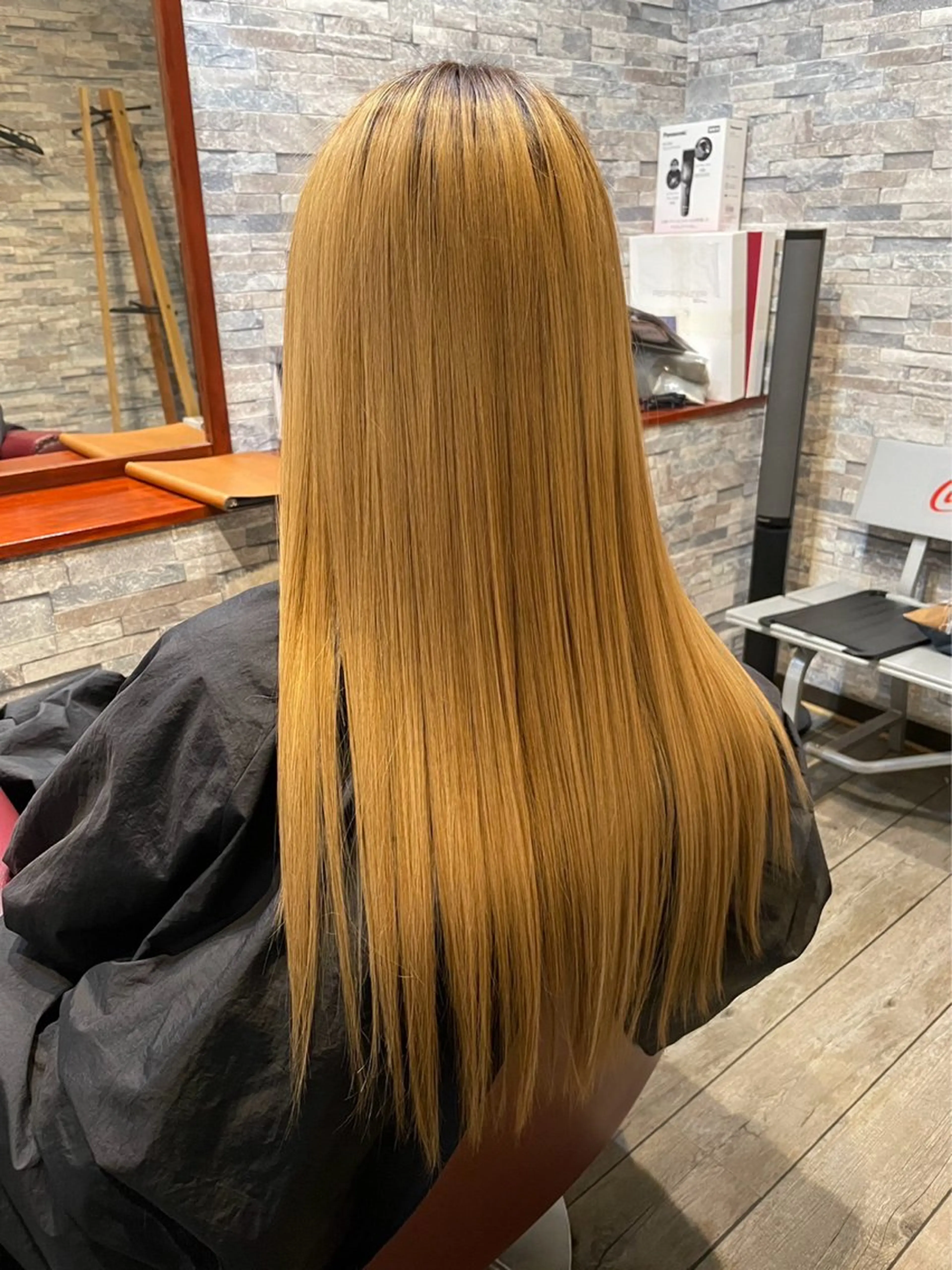 ブリーチ毛対応型ストレート✨の写真