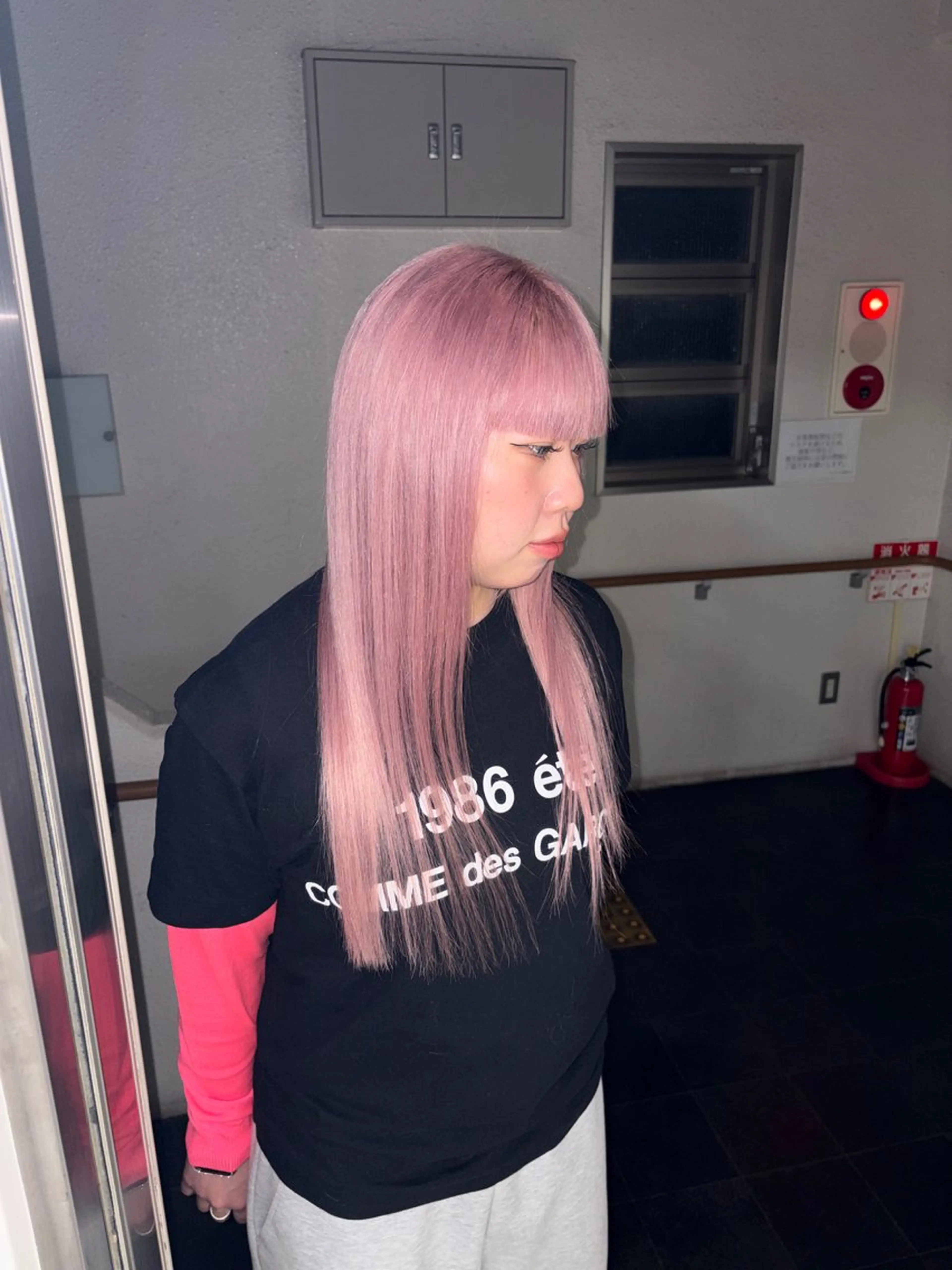 セミロング ヘアカラー ブリーチカラー✨ じょあ☆のヘアスタイル