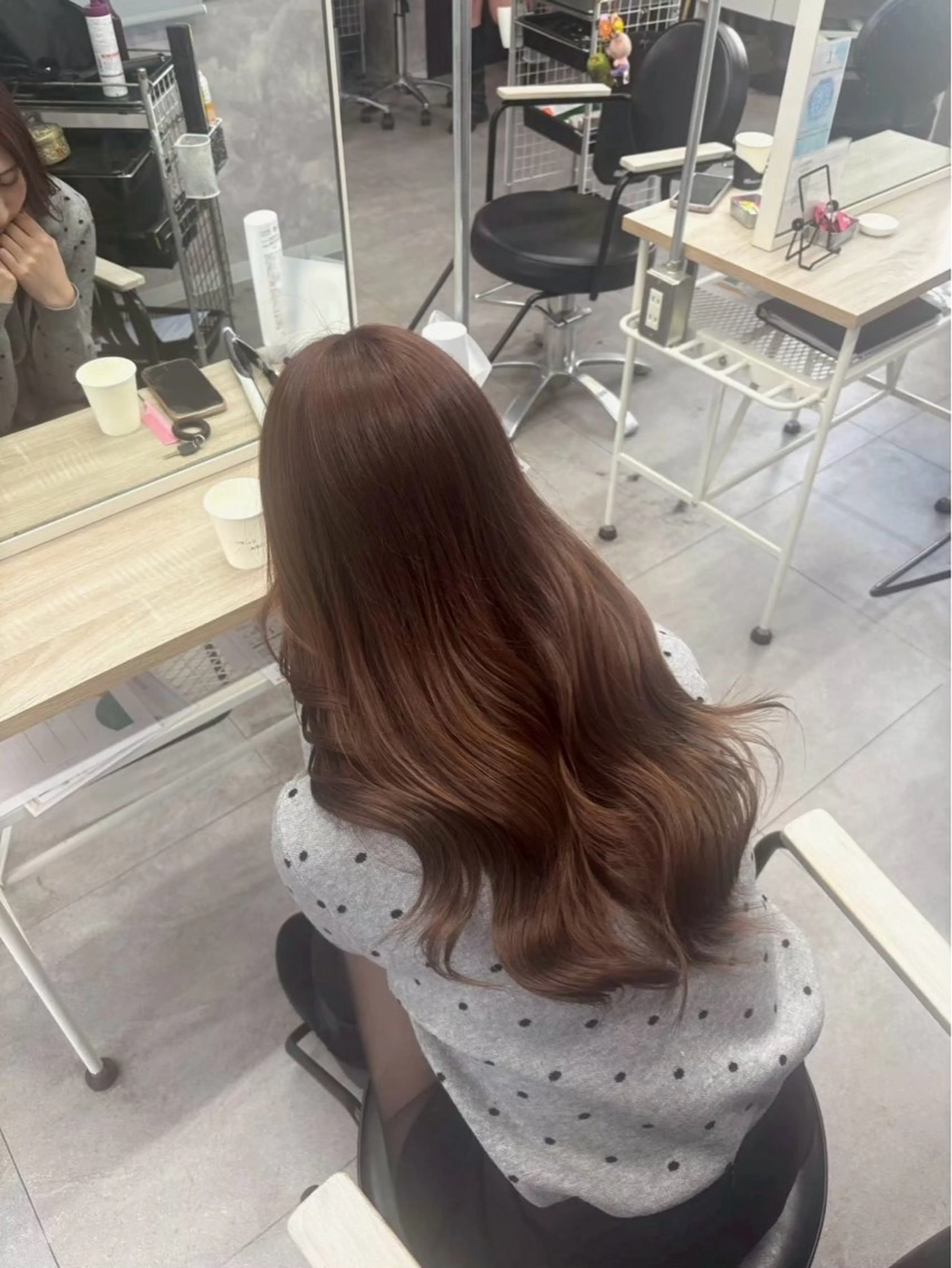 ロング おばた ちひろのヘアスタイル