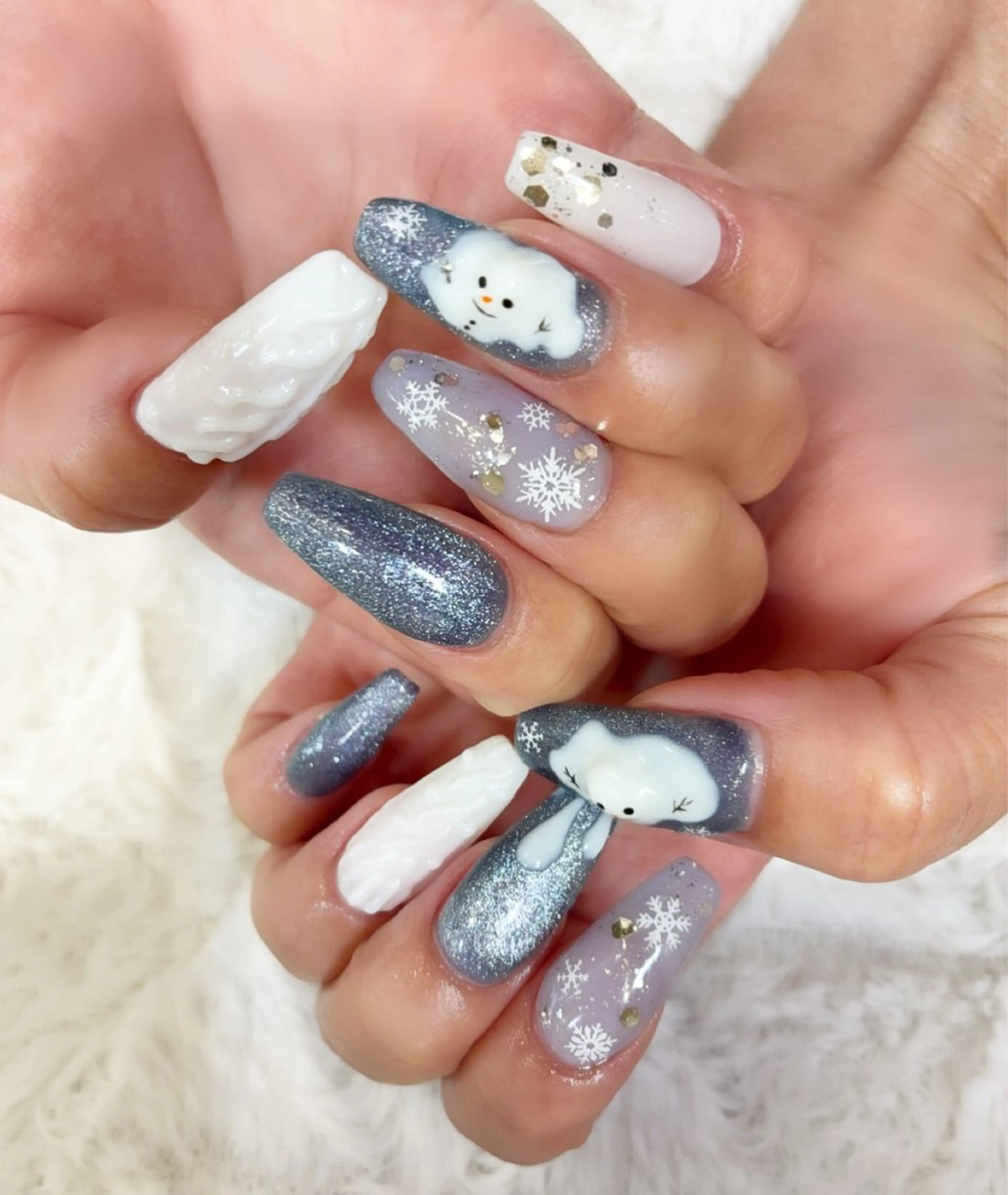 ネイル 冬ネイル ハンドネイル ネイルサロン nail_upのネイルデザイン