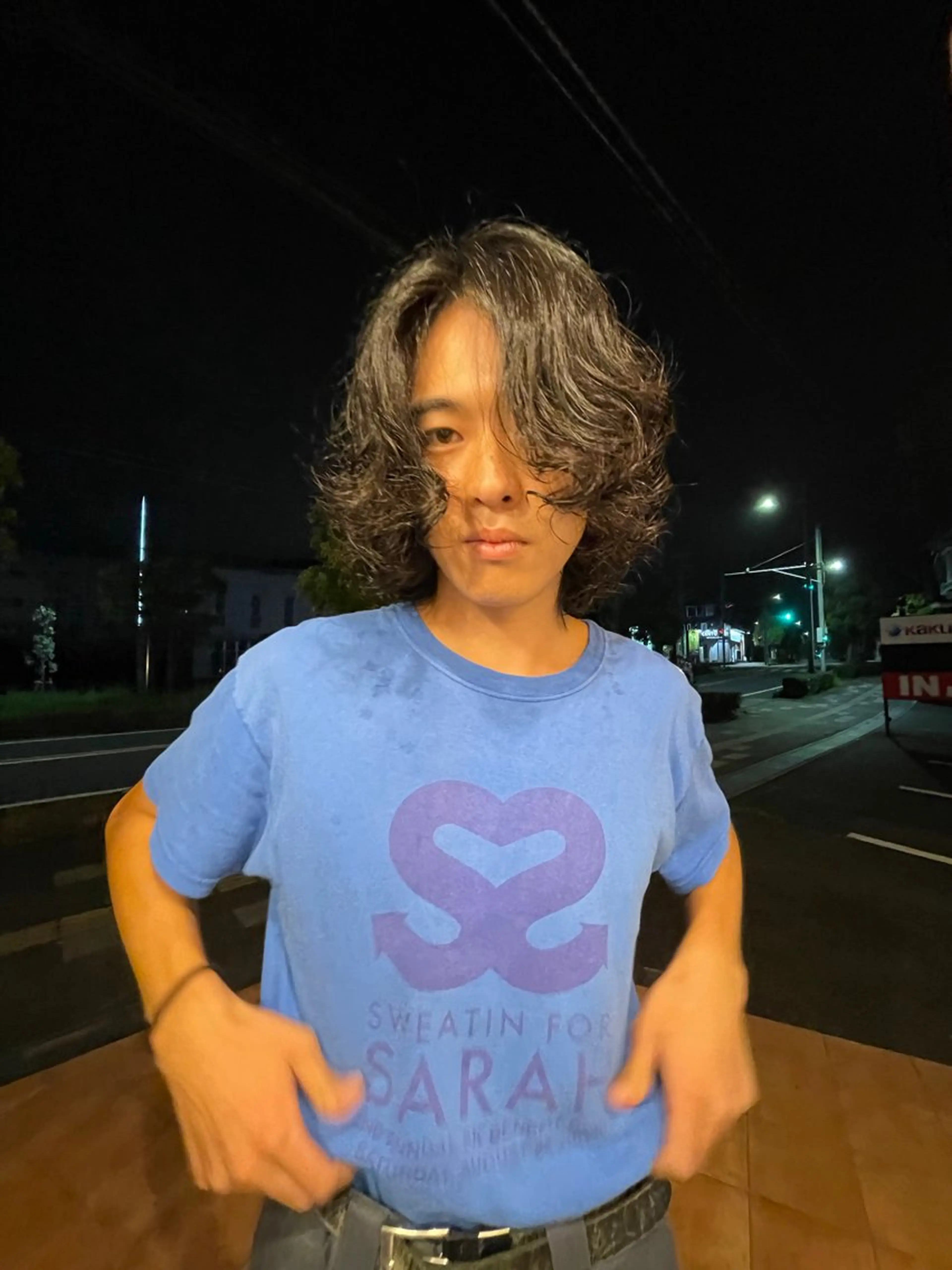 ミディアム パーマ メンズ パーマ/ラフパーマ /ボブパーマ/HYOのヘアスタイル