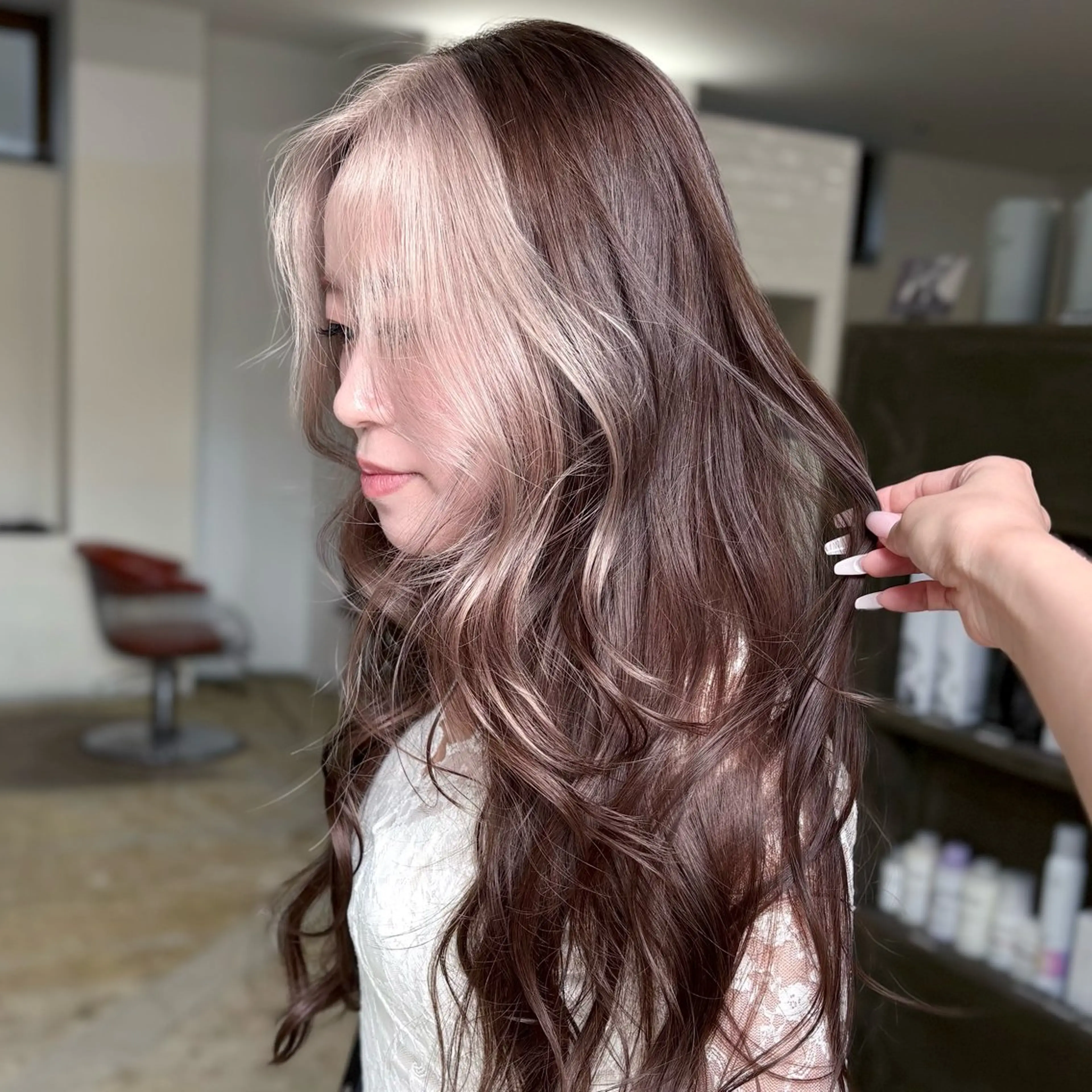 ロング カラー ヘアカラー souco/ moenoのヘアスタイル