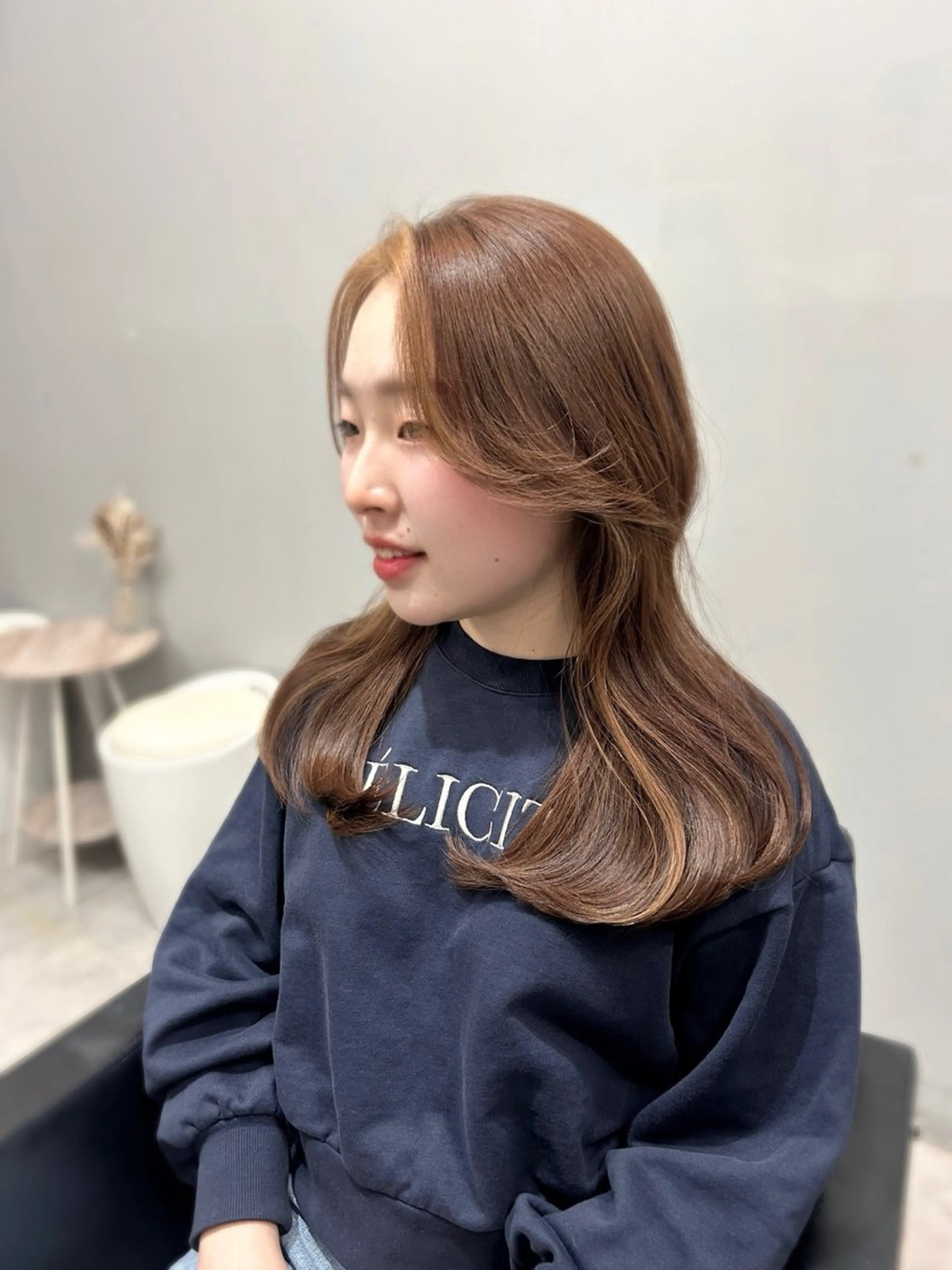 セミロング ヘアカラー 💘大人可愛く💘 Natsuki❥❥❥のヘアスタイル