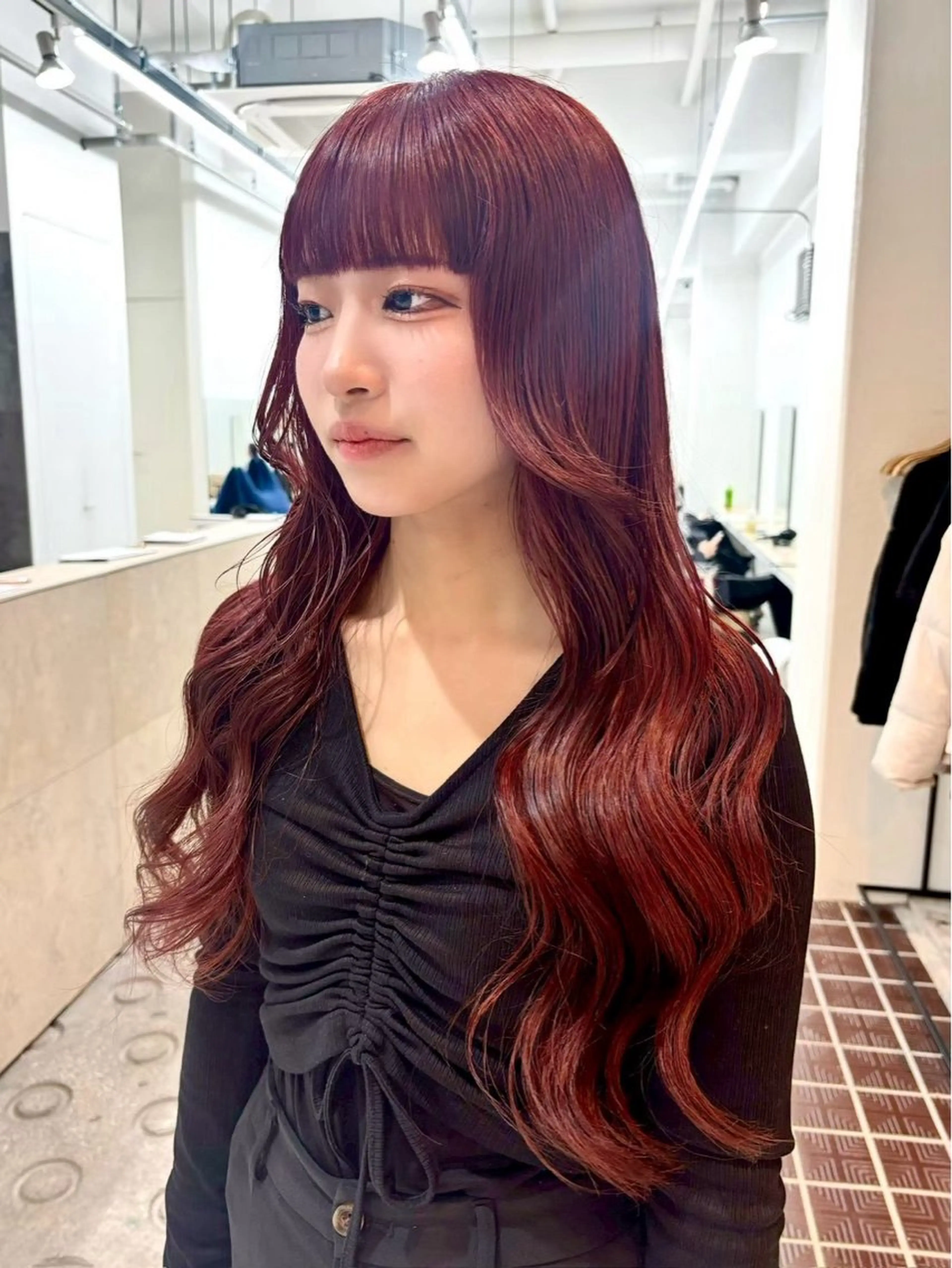 ロング カラー ヘアカラー トリートメント 🦋ナチュラルカラー /ブリーチ🥀恵佑のヘアスタイル