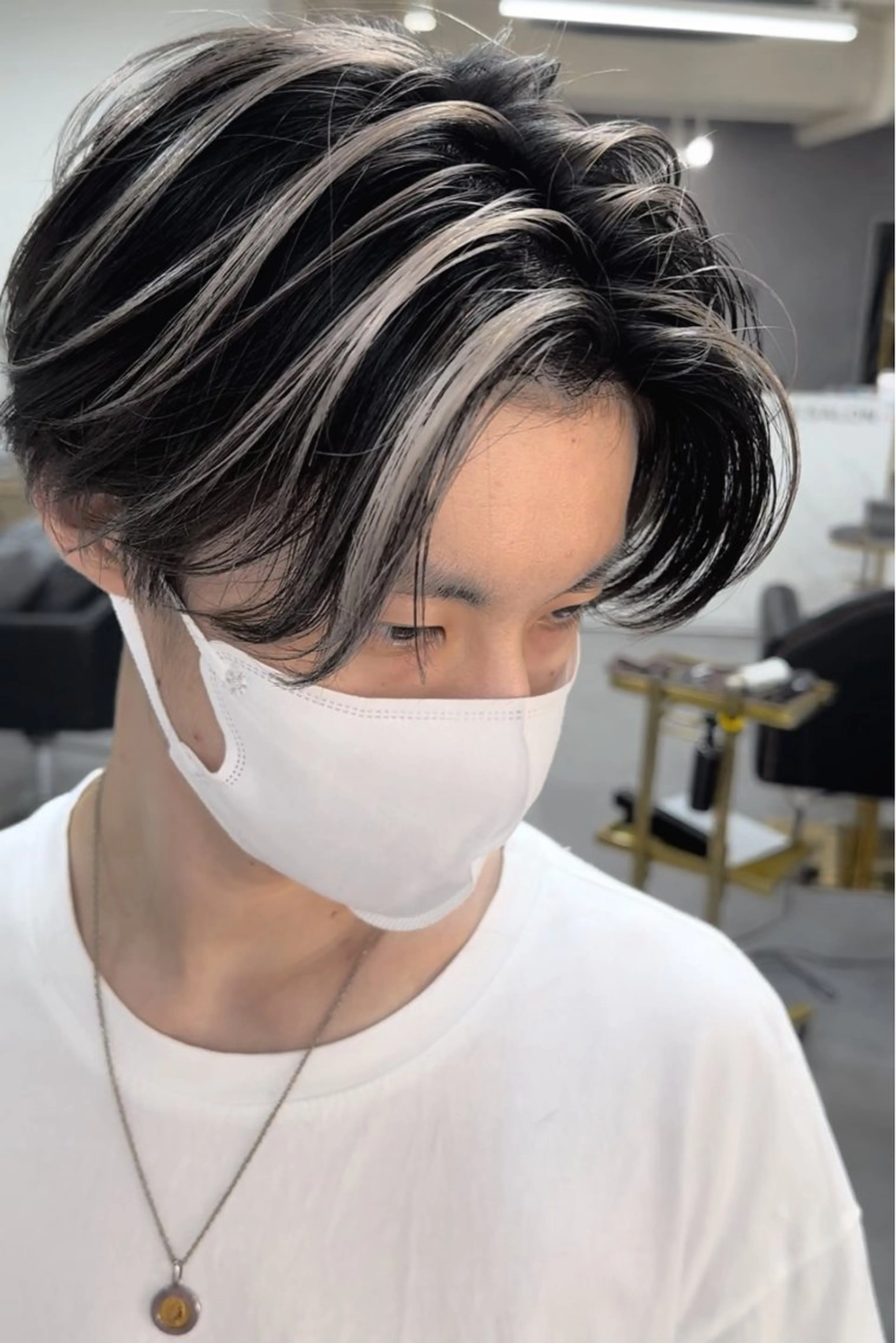 メンズ メンズバレイヤージュ バレイヤージュ/ハイ ライト/庄司鉄平のヘアスタイル