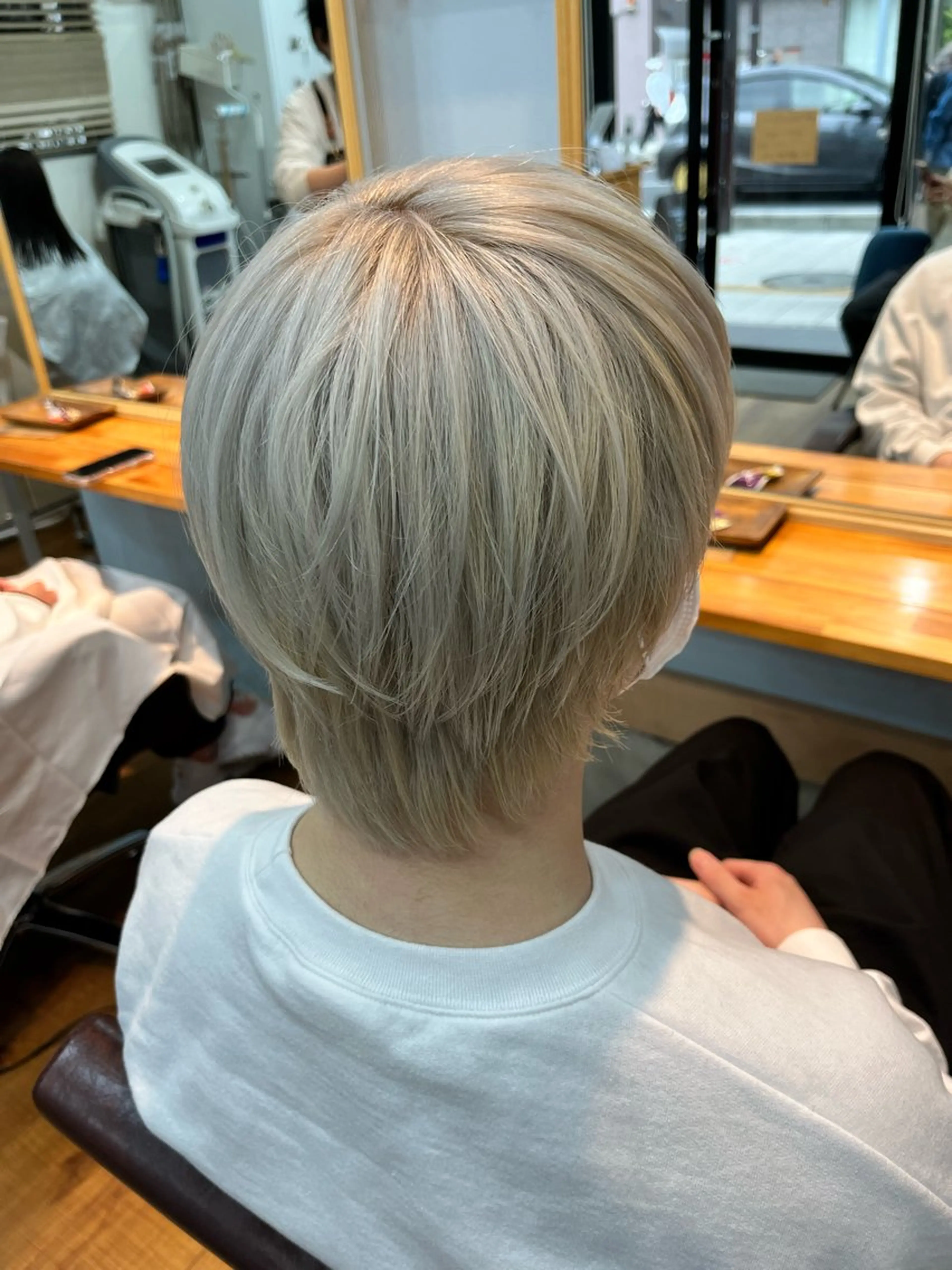 ミディアム カラー ダブルカラー インナーカラー 髪質改善 ヘアカラー トリートメント 🫧ハイトーン/ ブリーチ🫧白石航汰のヘアスタイル