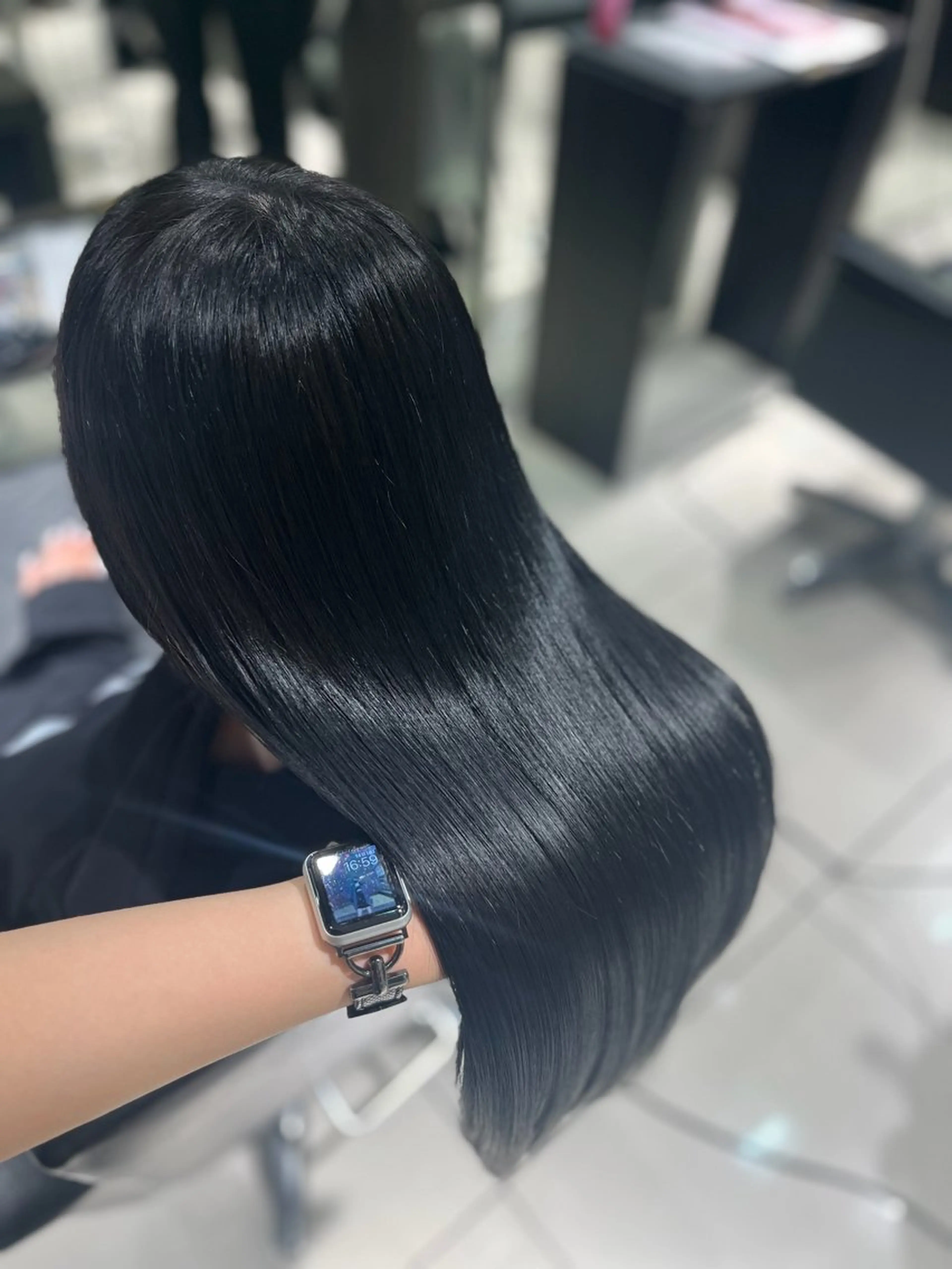 ロング 髪質改善/透明感カラ ー/レイヤー/あやはのヘアスタイル