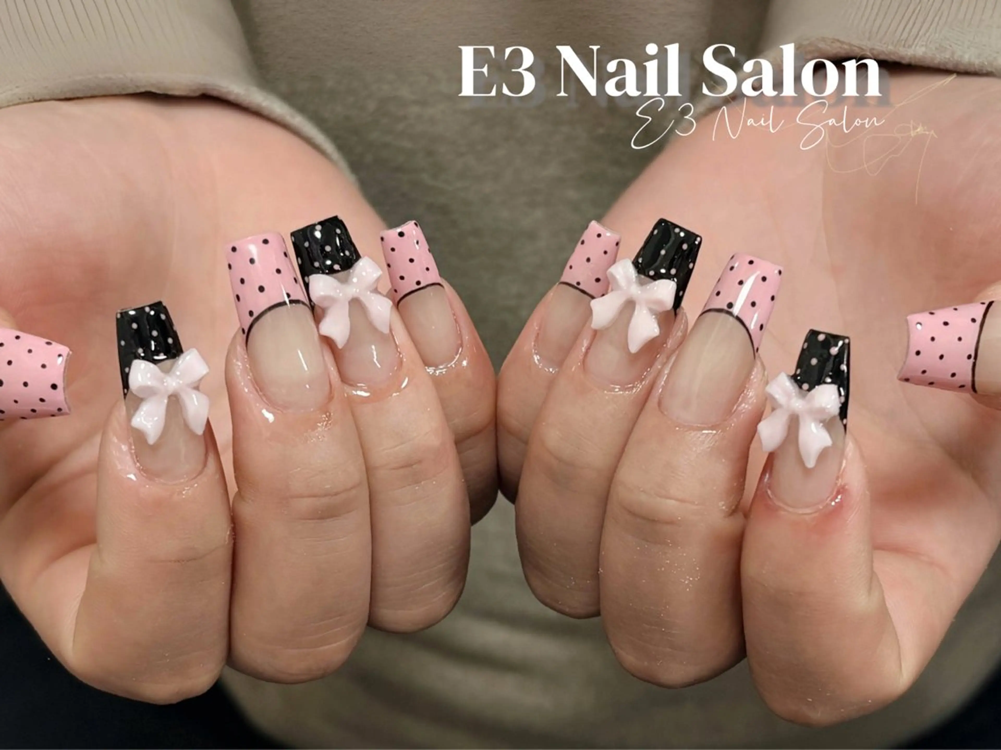 ネイル 桜ネイル フレンチネイル ジェルネイル ガラスフレンチ グラデーション ハンドネイル E3 Nail Salonのネイルデザイン