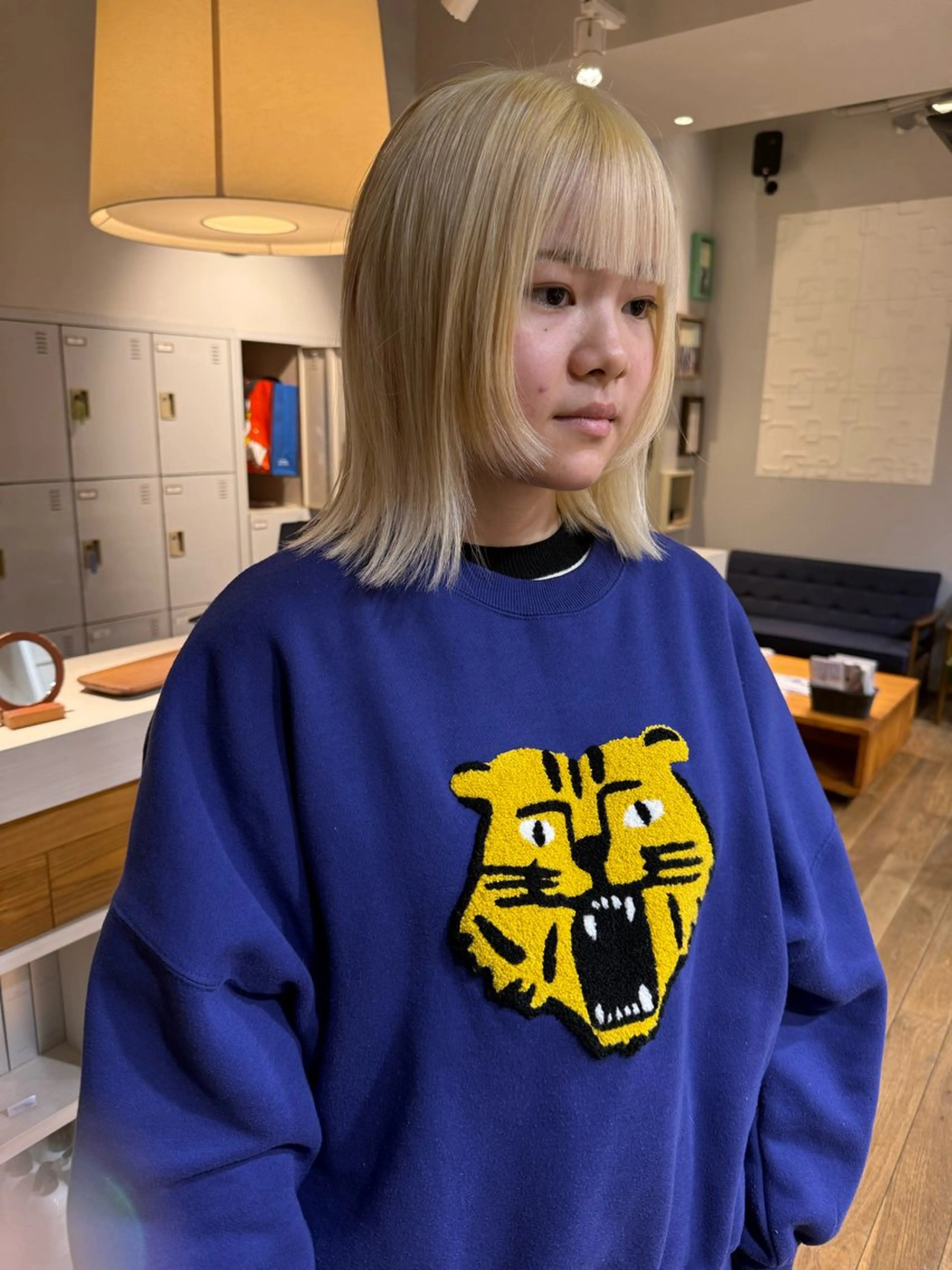 ミディアム ボブ ヘアカラー 松本  夏海のヘアスタイル