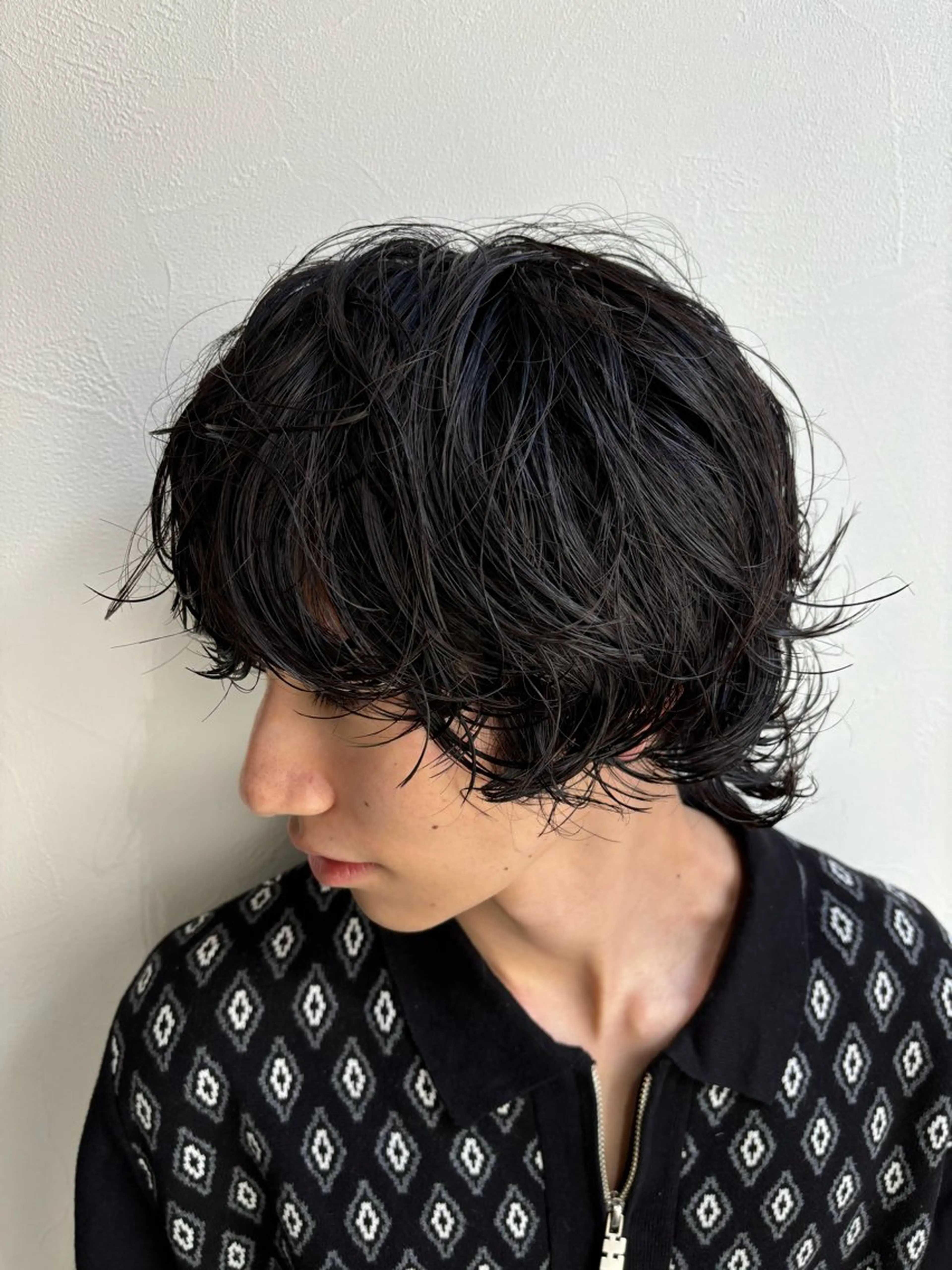 ミディアム パーマ メンズ Graph. （グラフ）立川🪽✨のヘアスタイル