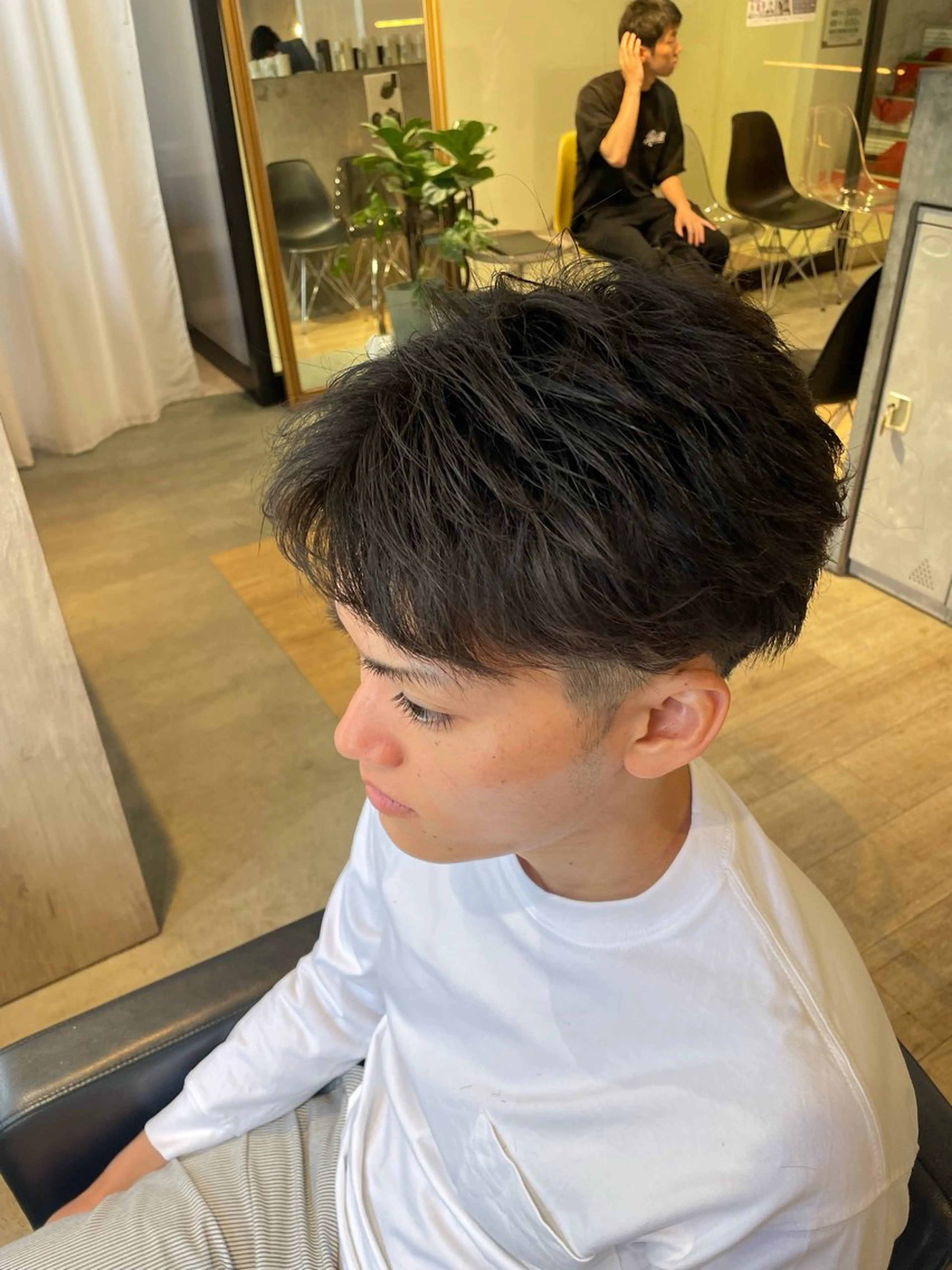 ショート ショートヘア メンズパーマ梅田 ・川副史晶のヘアスタイル
