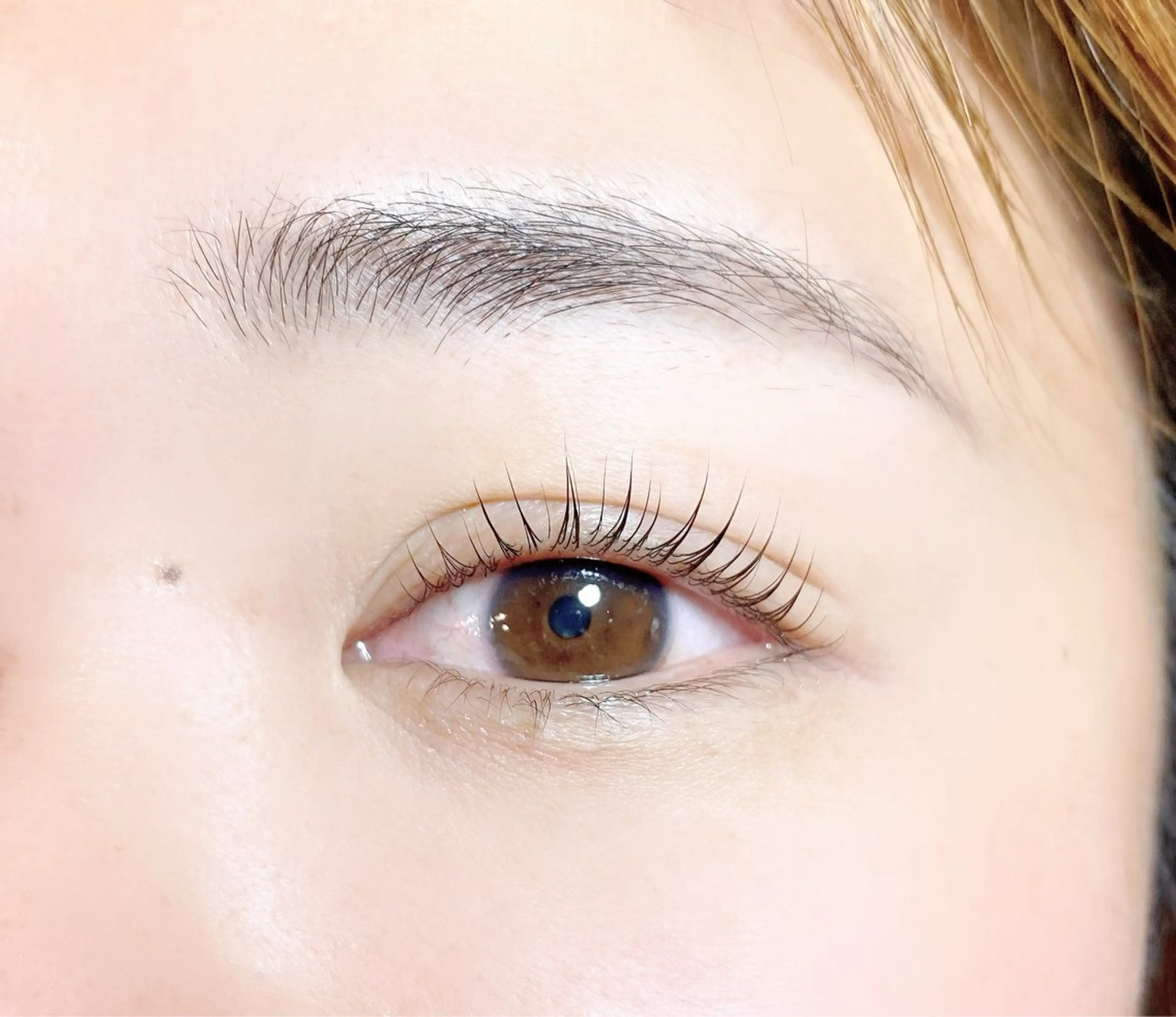 マツエク・マツパ パリジェンヌラッシュリフト 一重×まつ毛パーマ マツパ mångata 【モンガータ】茜のマツエク・マツパデザイン