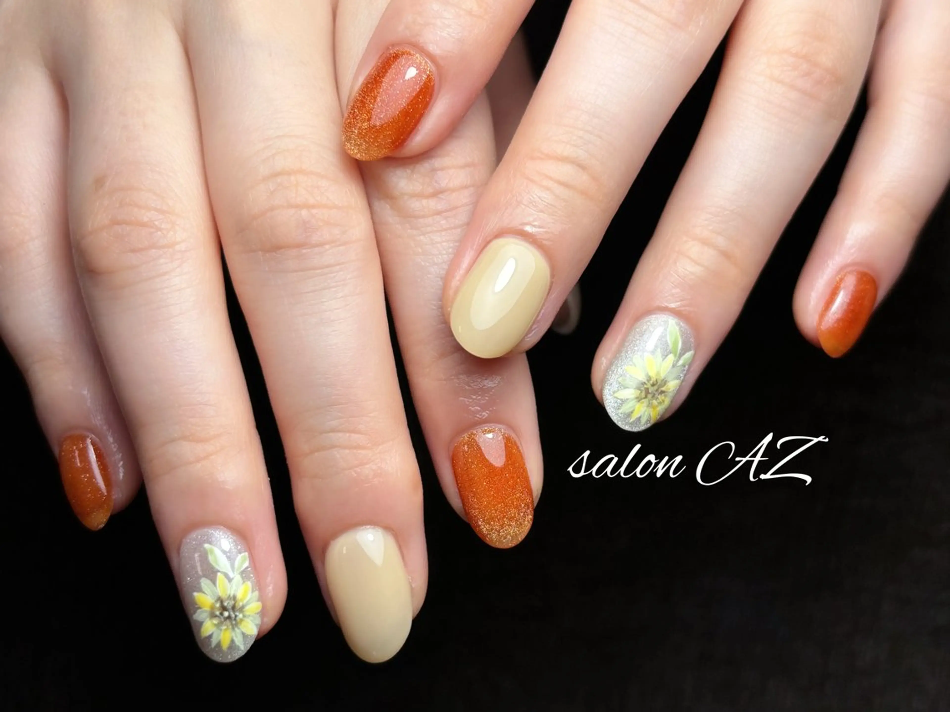 ネイル アートネイル 長さ出し フットネイル フレンチネイル ジェルネイル ハンドネイル salon AZのネイルデザイン