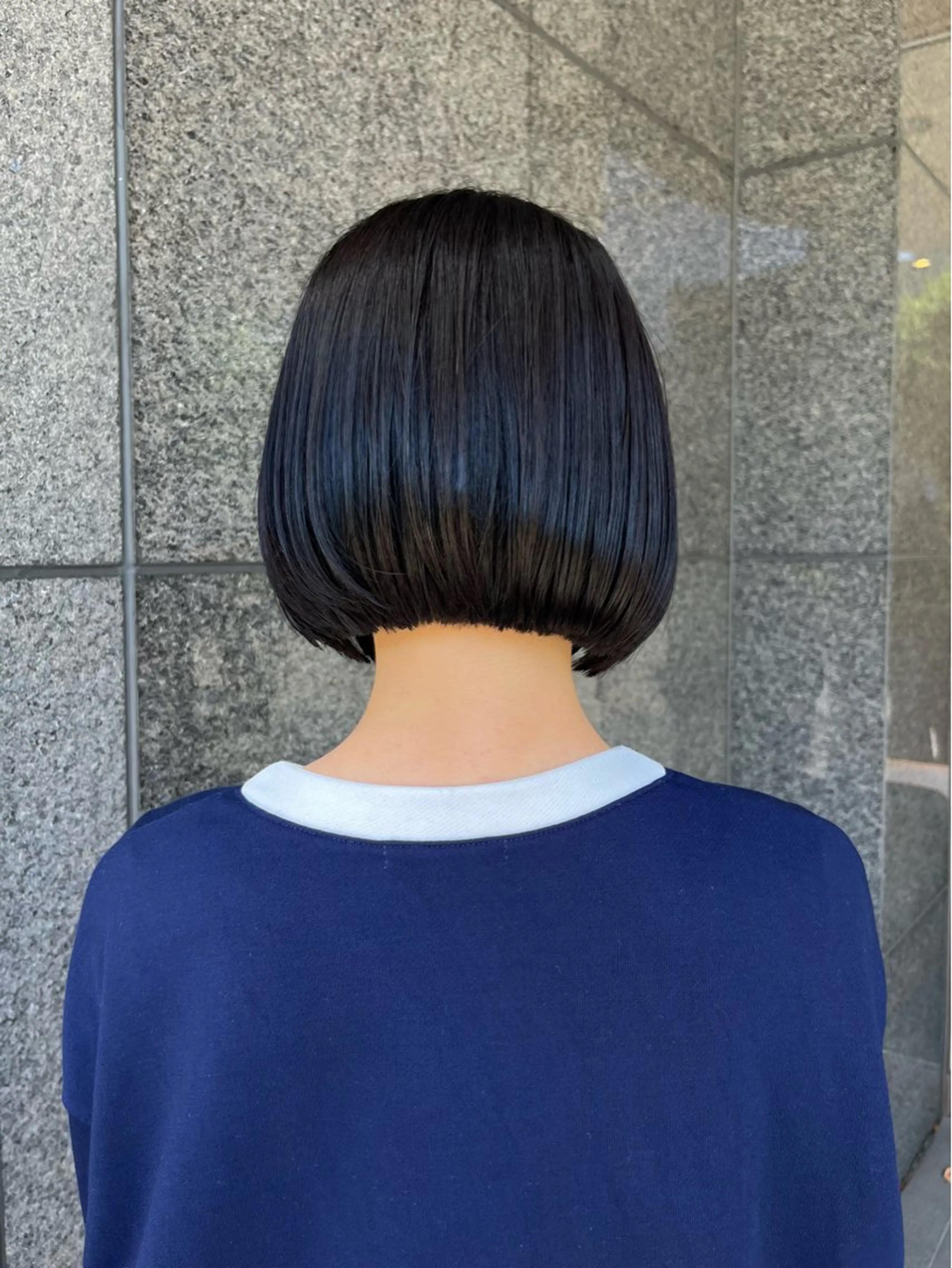 ショート ボブ ボブ/ハイトーン/ 岡山駅/別曽遥也のヘアスタイル