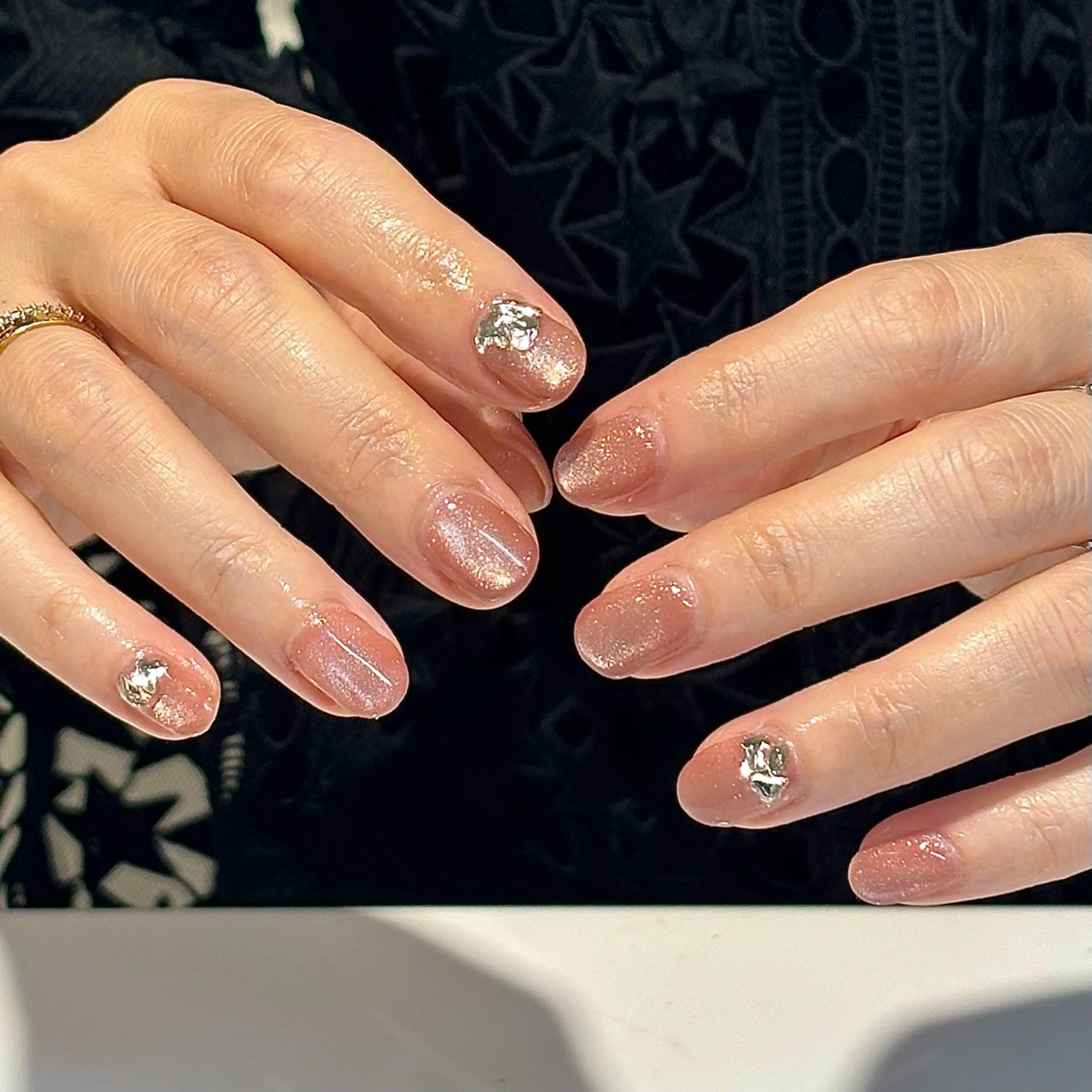 ネイル ストーンネイル モデル様募集中♡ Kokomi🍮のネイルデザイン