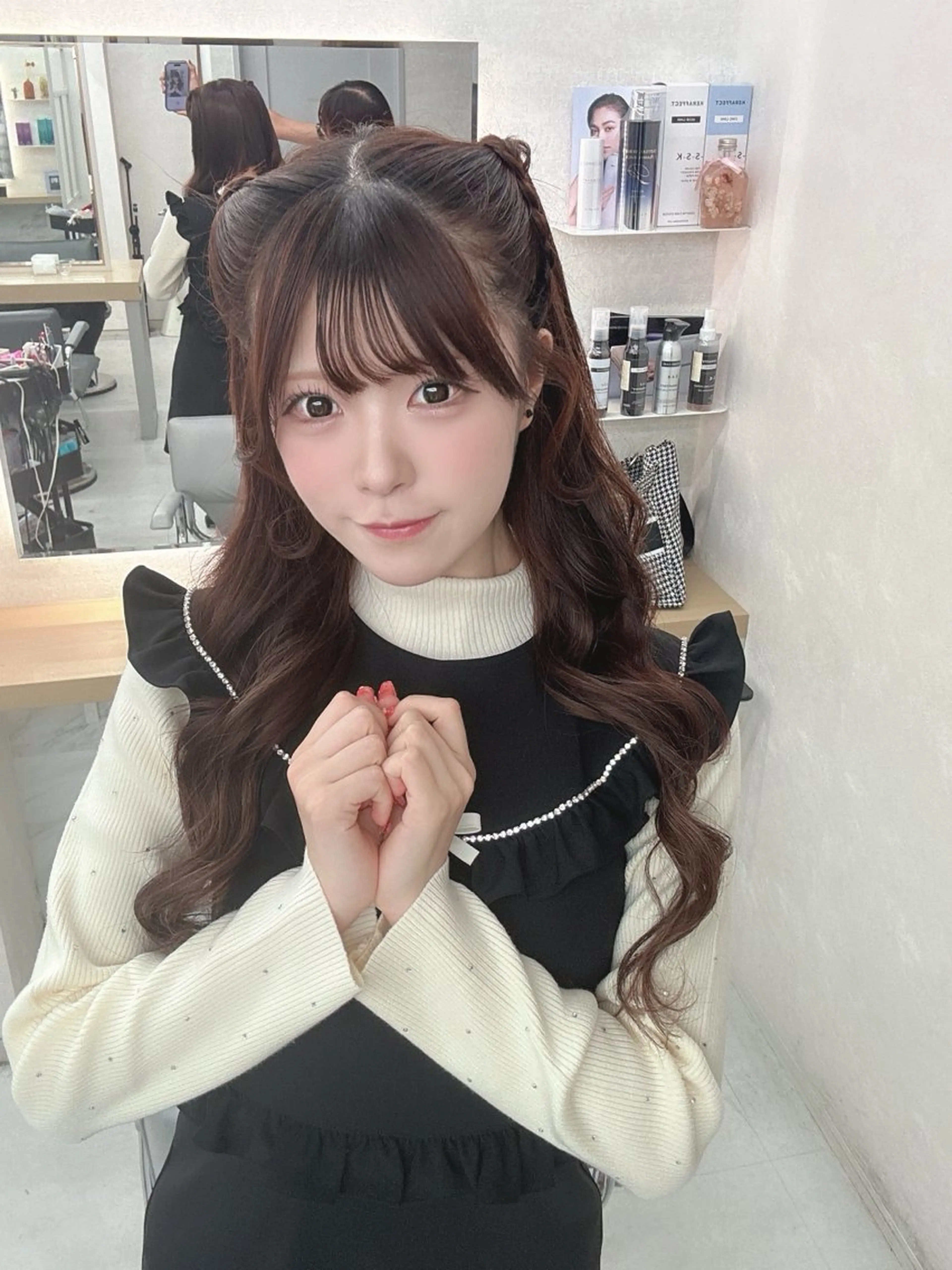 ロング ヘアセット 韓国/アイドルヘア 🎀みづきのヘアスタイル