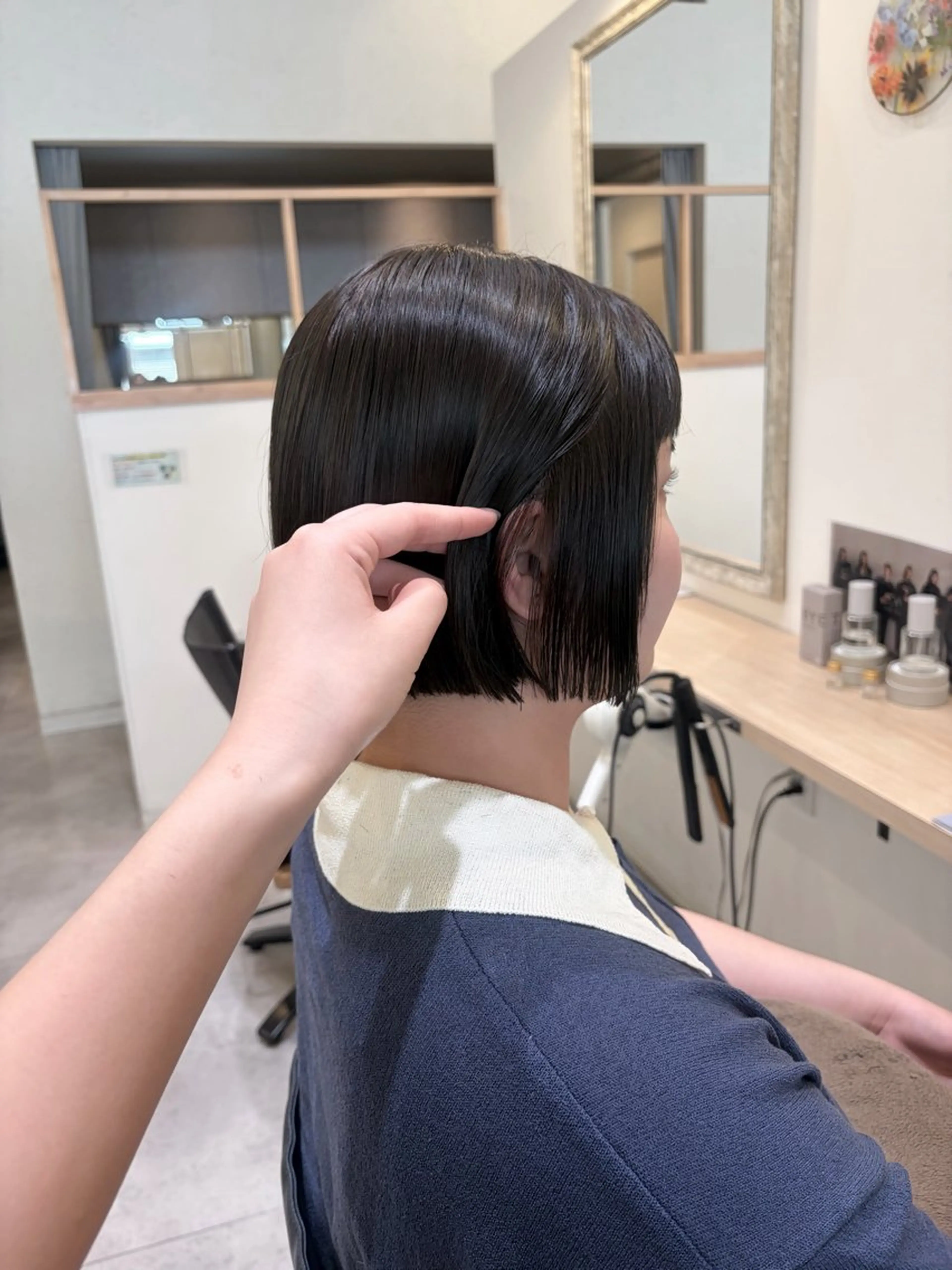 ショート カラー オリーブカラー ヘアカラー yuu /Carinのヘアスタイル