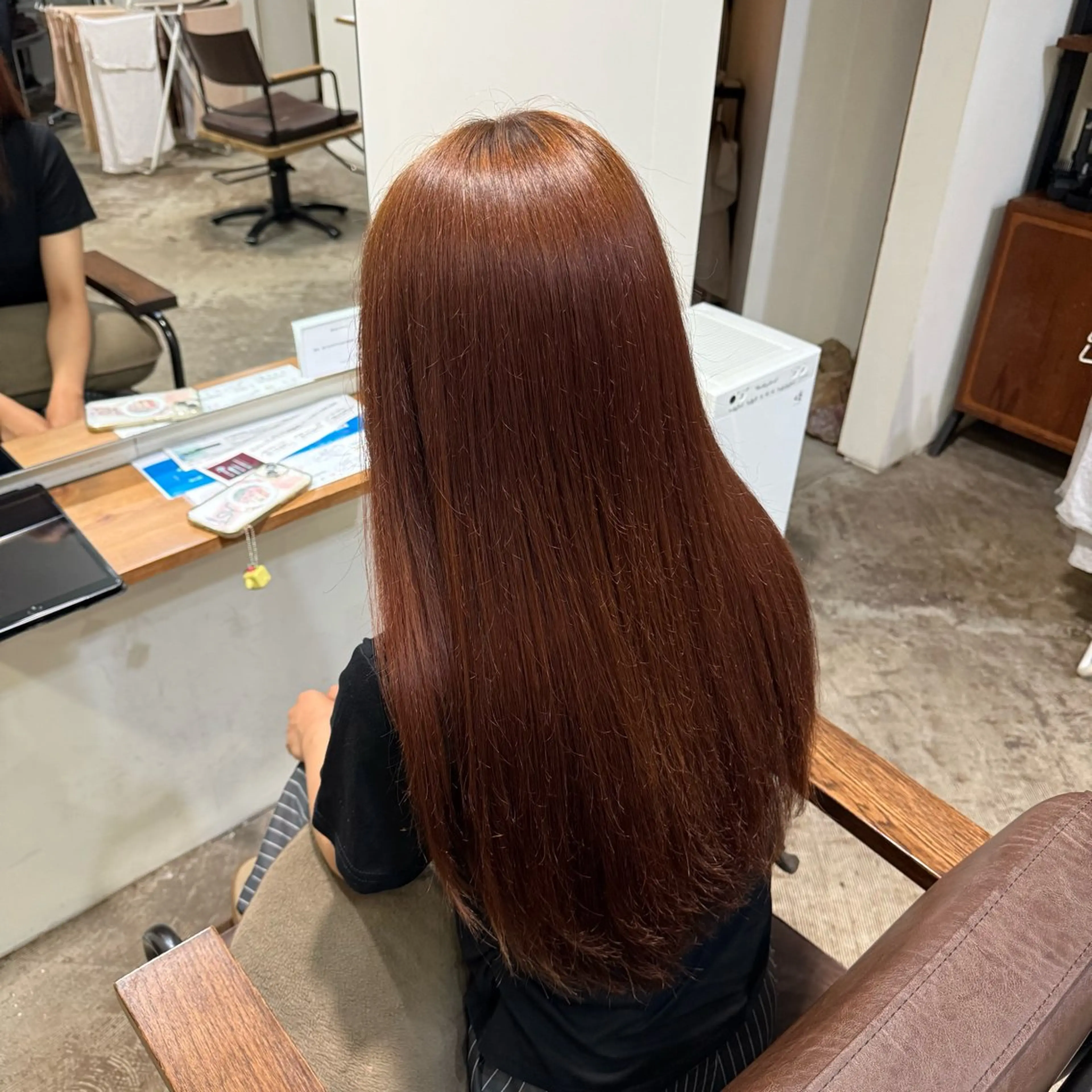 ロング カラー ヘアカラー 西脇 琉香のヘアスタイル