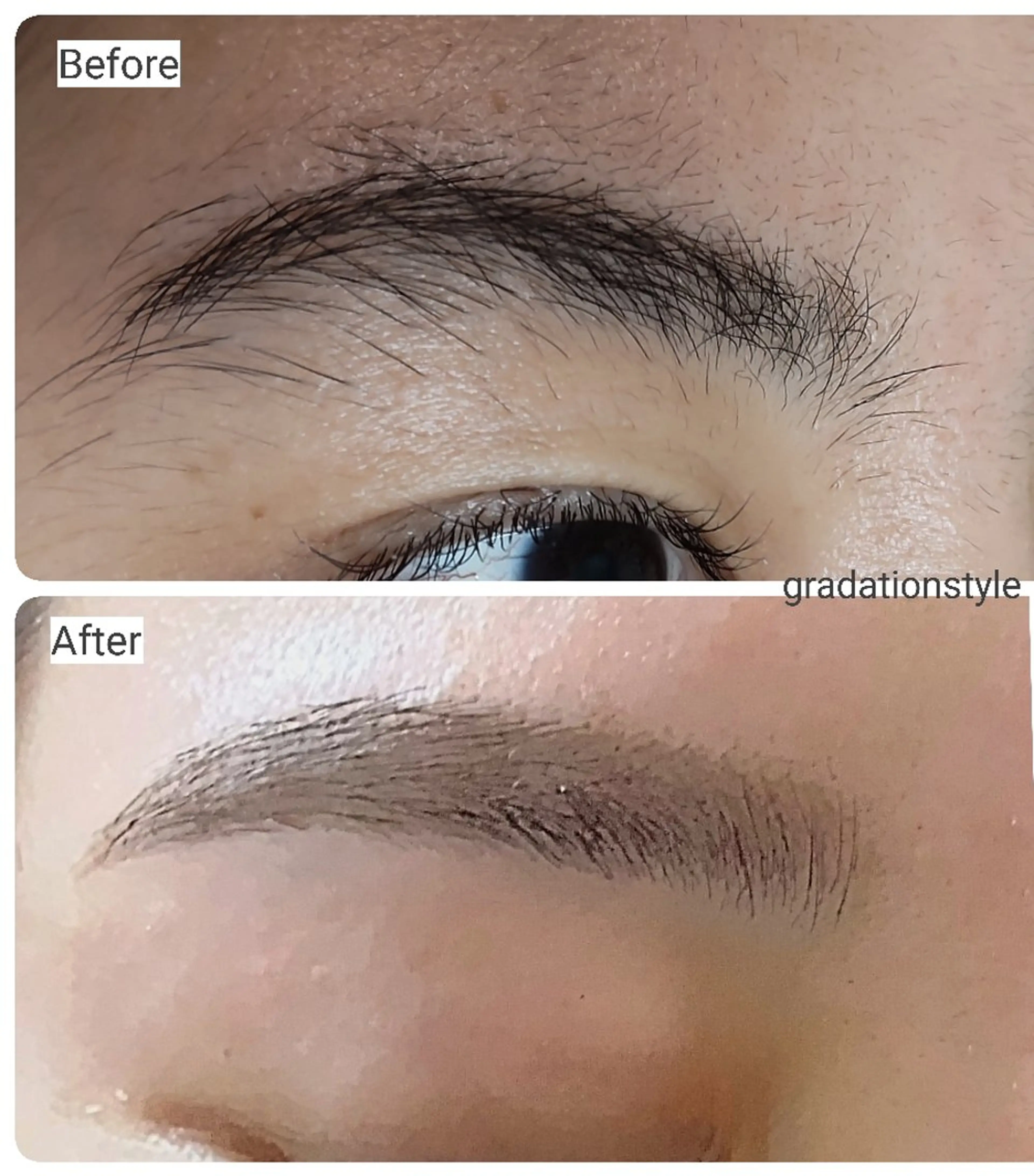 💭デザインラッシュリフト＋アイブロウデザイン🍯（WAX＋カット）＋間引き🧼の写真