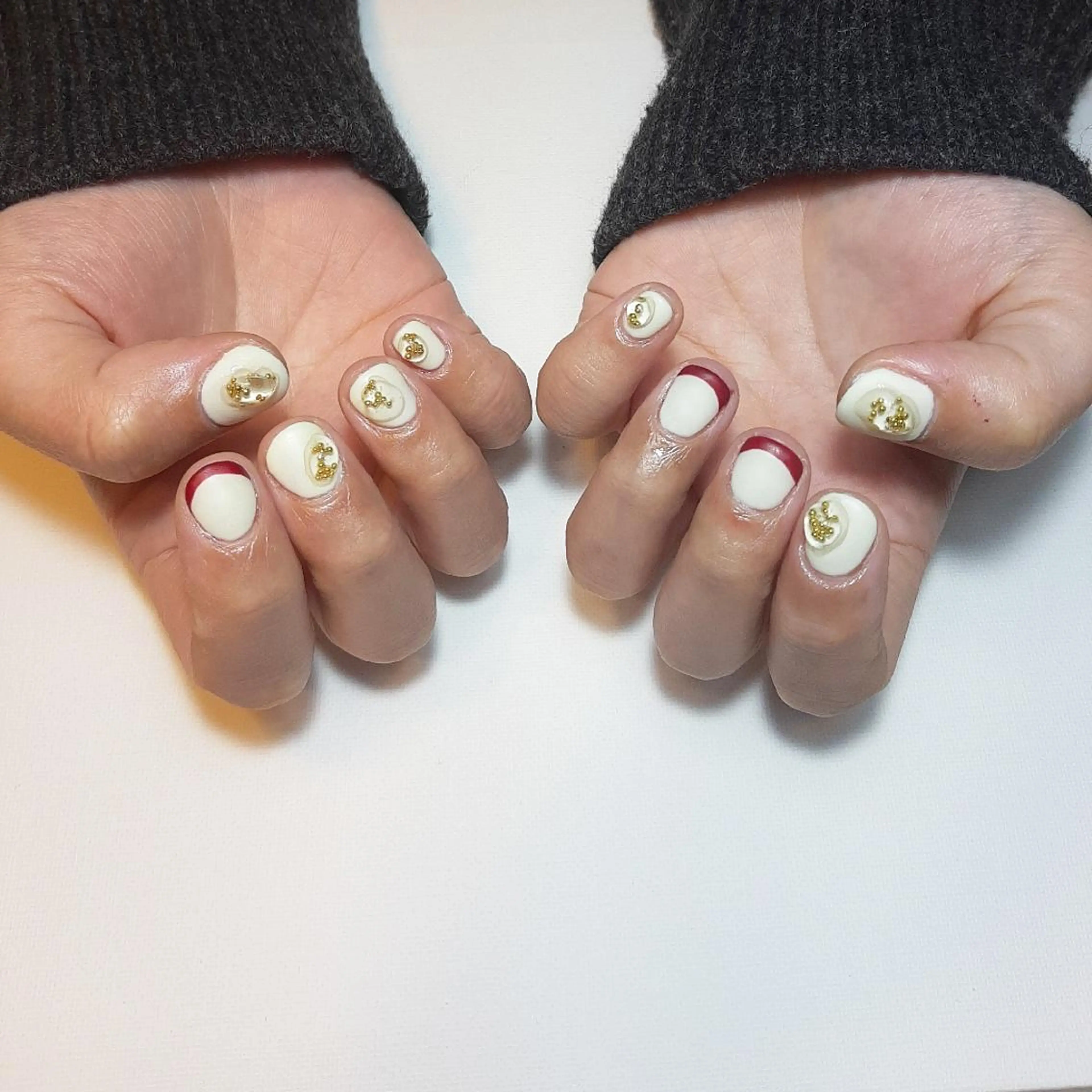 ネイル フレンチネイル 卒業式 マットネイル owlnail /持込みデザイン専門のネイルデザイン