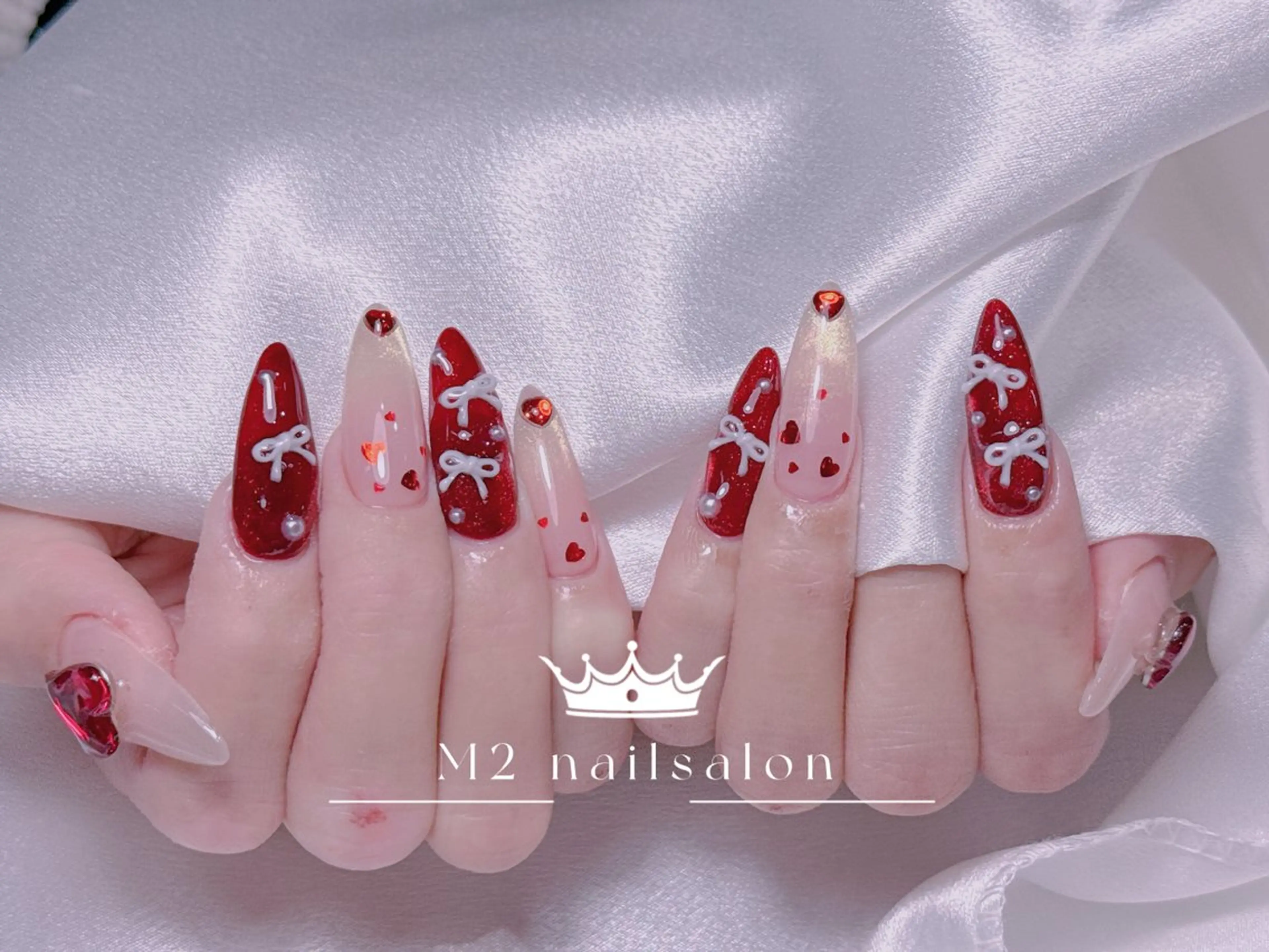 ネイル ハンドネイル 長さだし専門店 M2　rikaのネイルデザイン