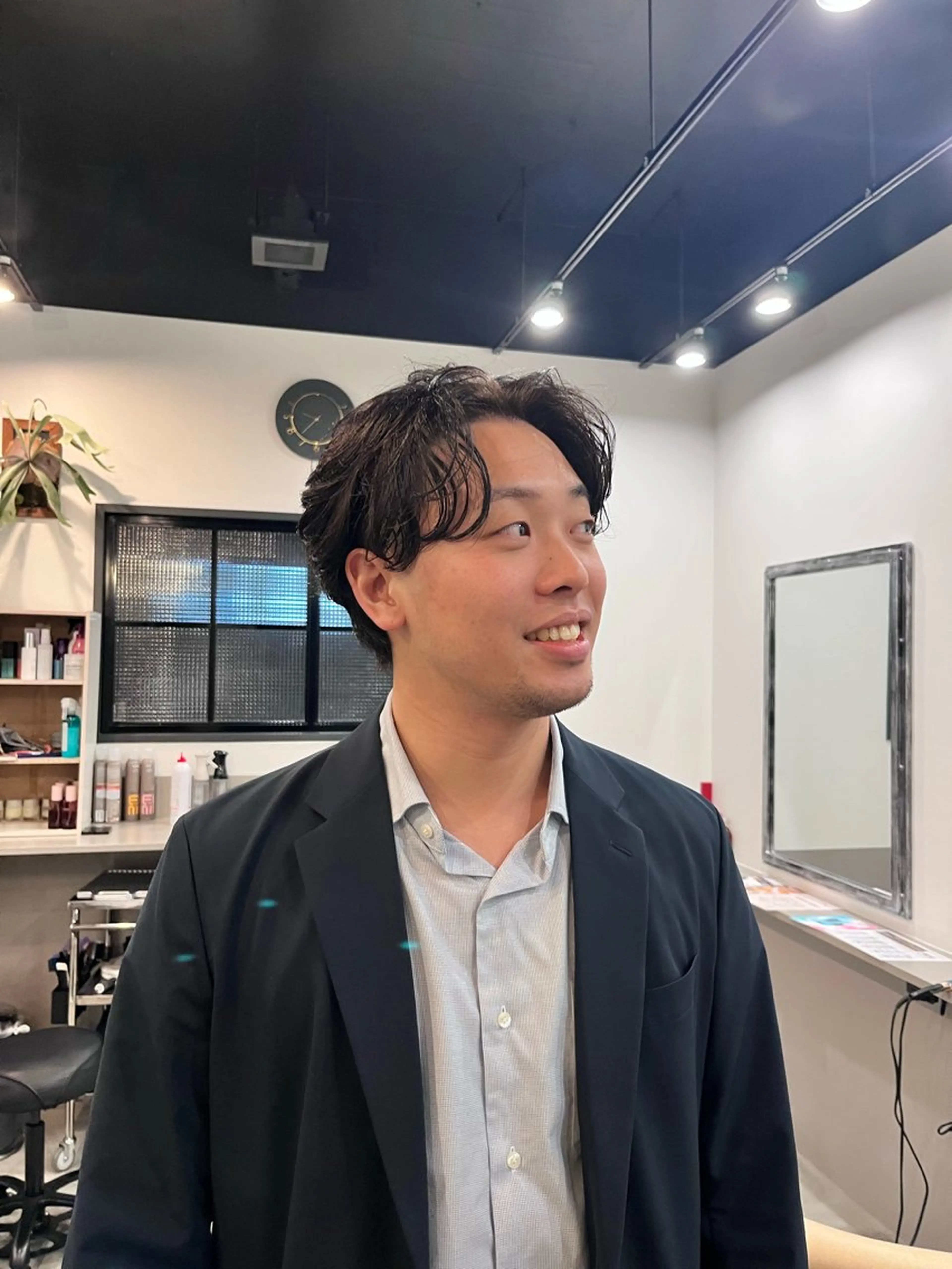 ショート パーマ メンズ メンズパーマ カット パーマ トリートメント dogstar小林諒 パーマ/レイヤーのヘアスタイル