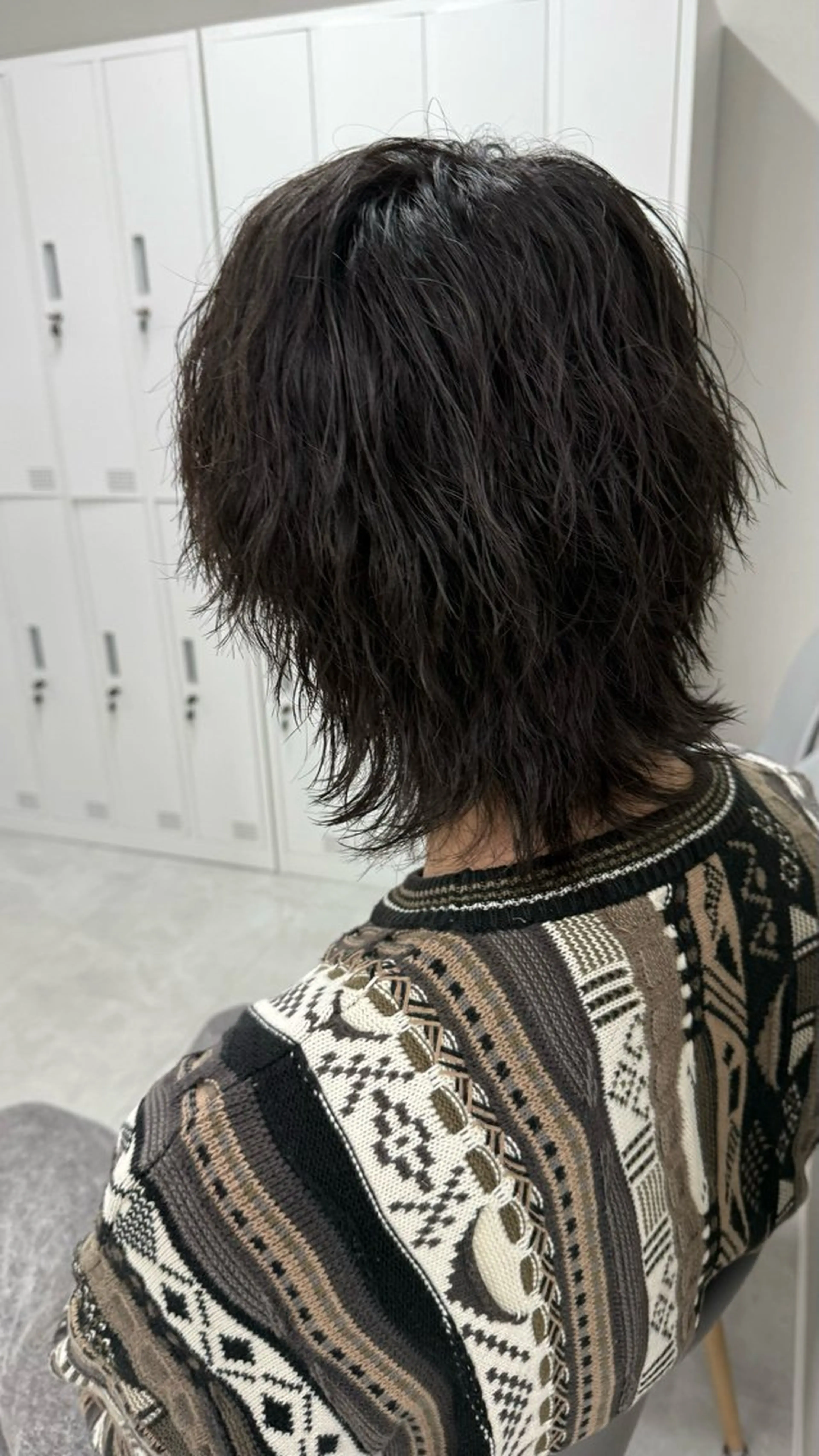 パーマ メンズ カット パーマ ニュアンス/フェザー /ウルフ/伶馬のヘアスタイル