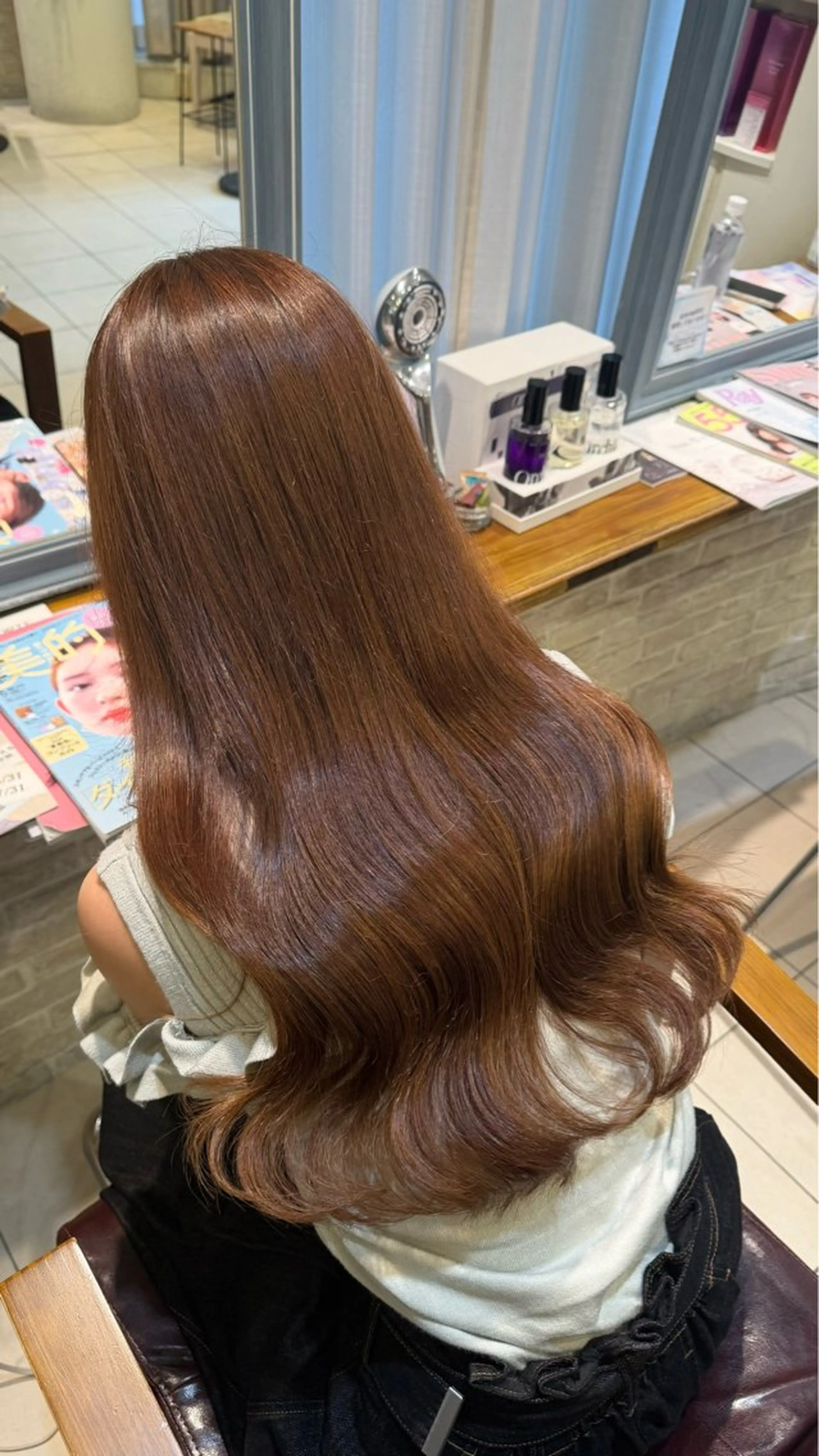 ロング もえ🦋🫧韓国風/ ヘアアレンジのヘアスタイル