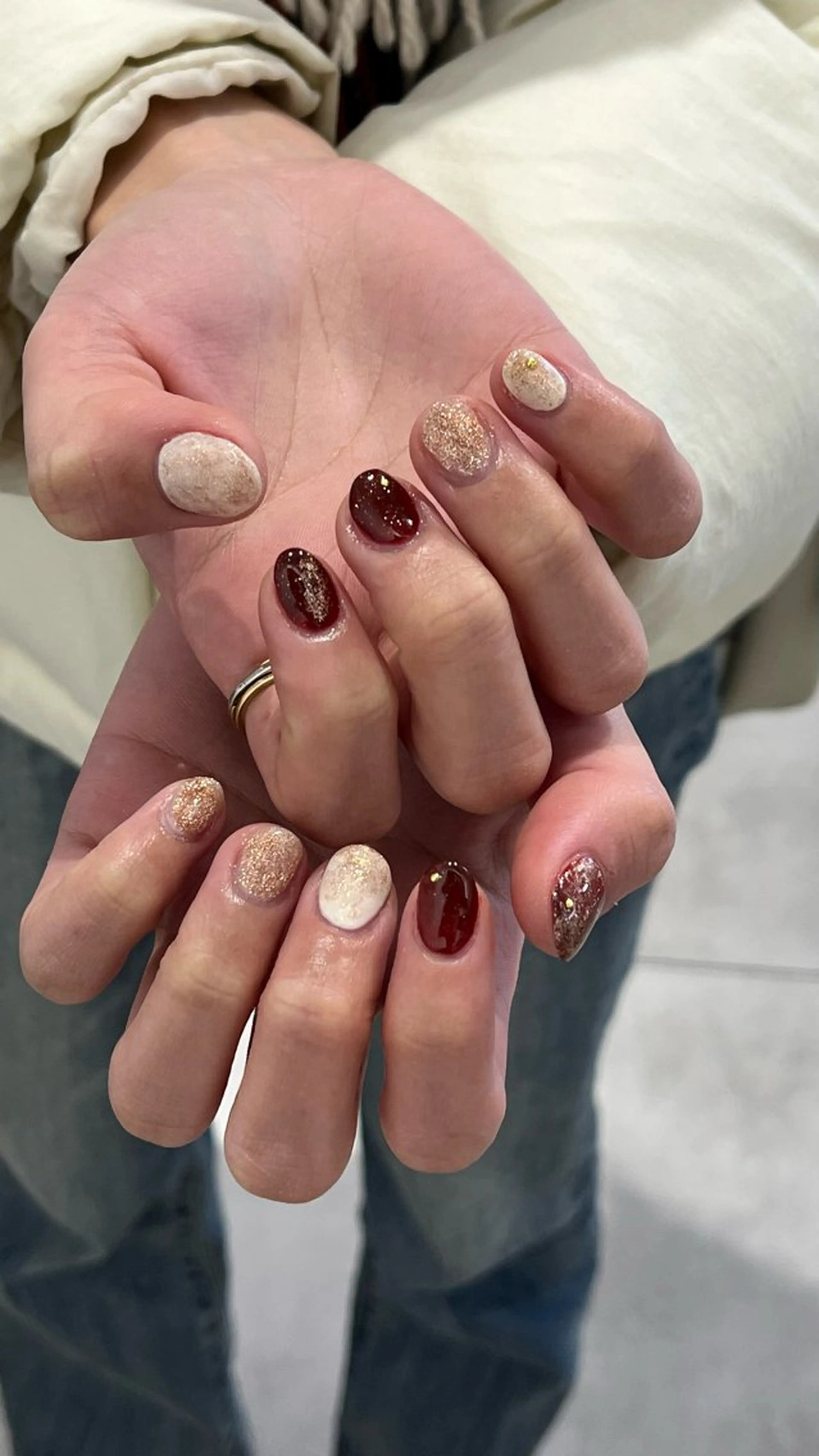 ネイル ハンドネイル メンズパーマ/ メッシュ📍ﾕﾘのヘアスタイル