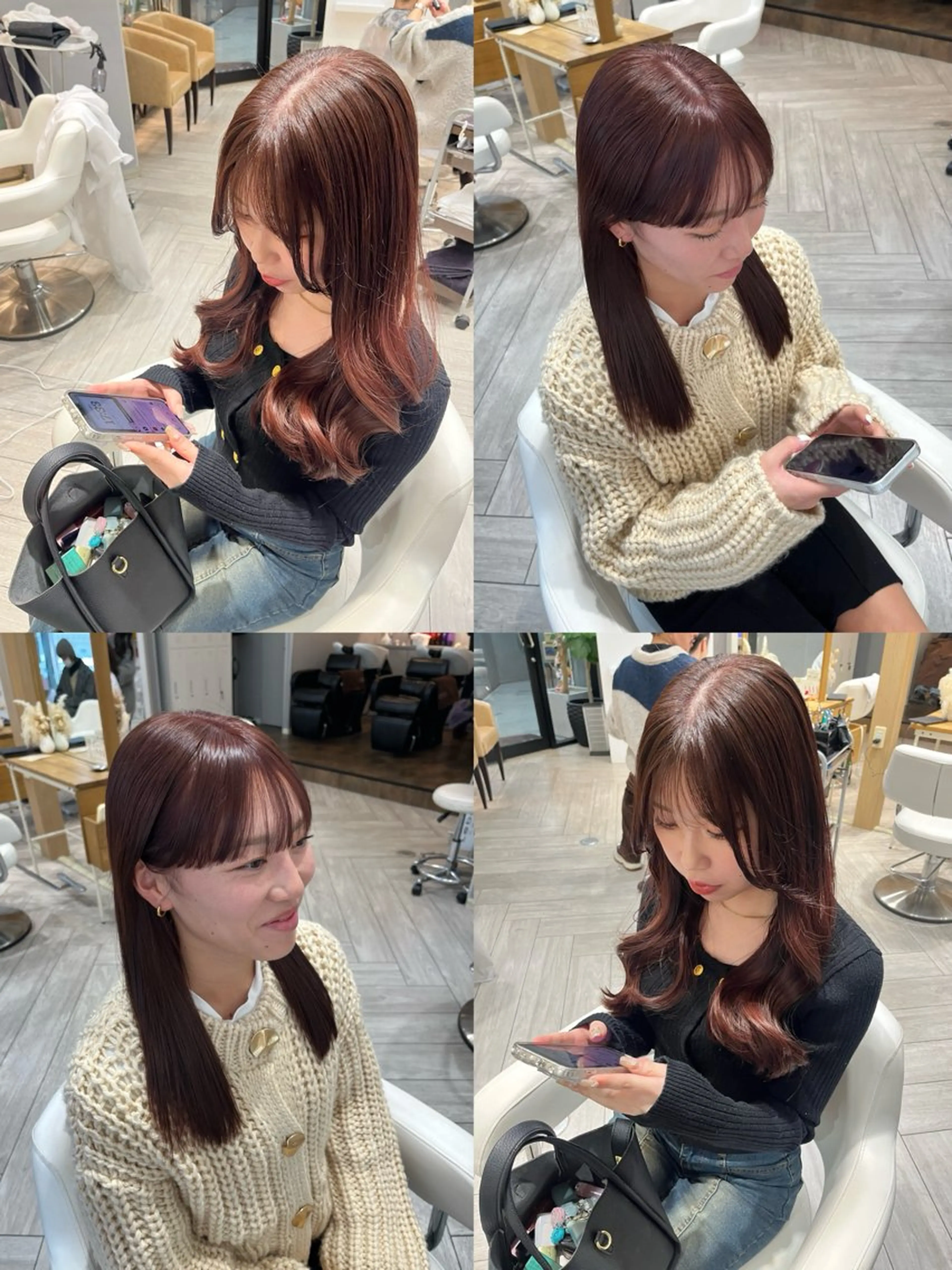 ロング カラー ピンクカラー カット ヘアカラー トリートメント AVANCE. chisatoのヘアスタイル