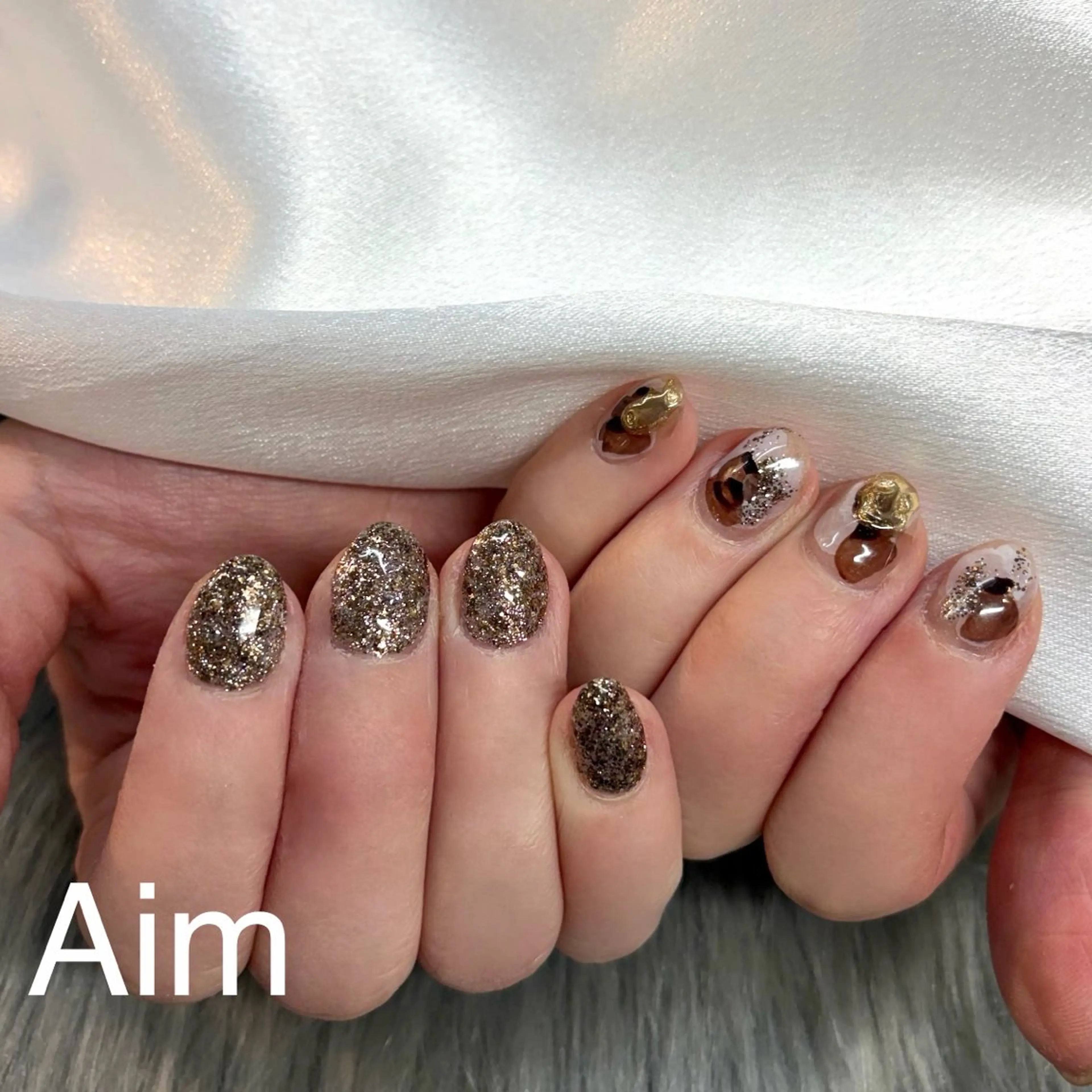 ネイル ハンドネイル ネイルサロンAim河原町[ヘアセット　ヘアエクステ　着付　専門店]所属・Aim🌿 kanaのネイルデザイン