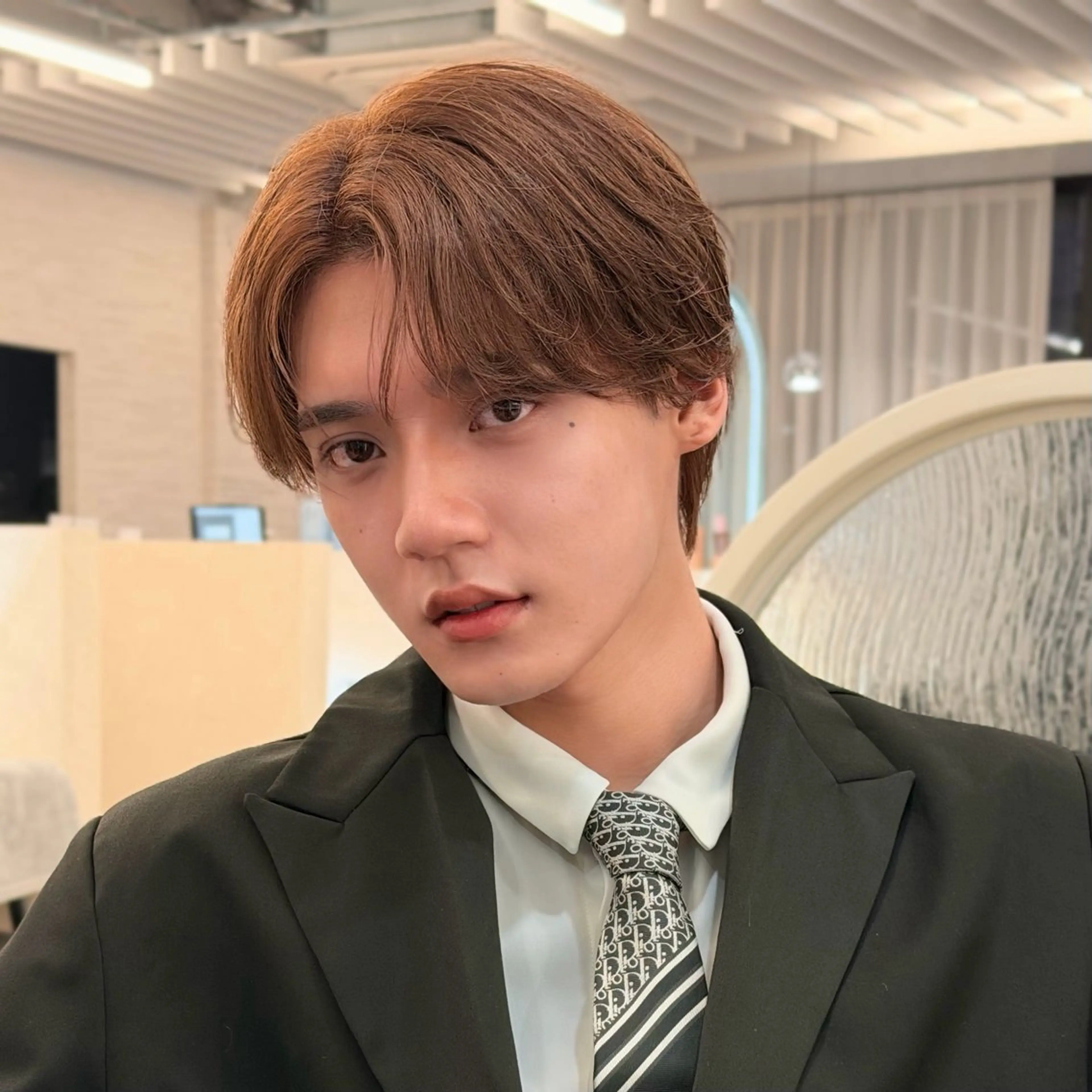 カラー メンズ メンズ韓国風 カット ヘアカラー 韓国メンズヘア☆ 韓国ヘアYUTOのヘアスタイル