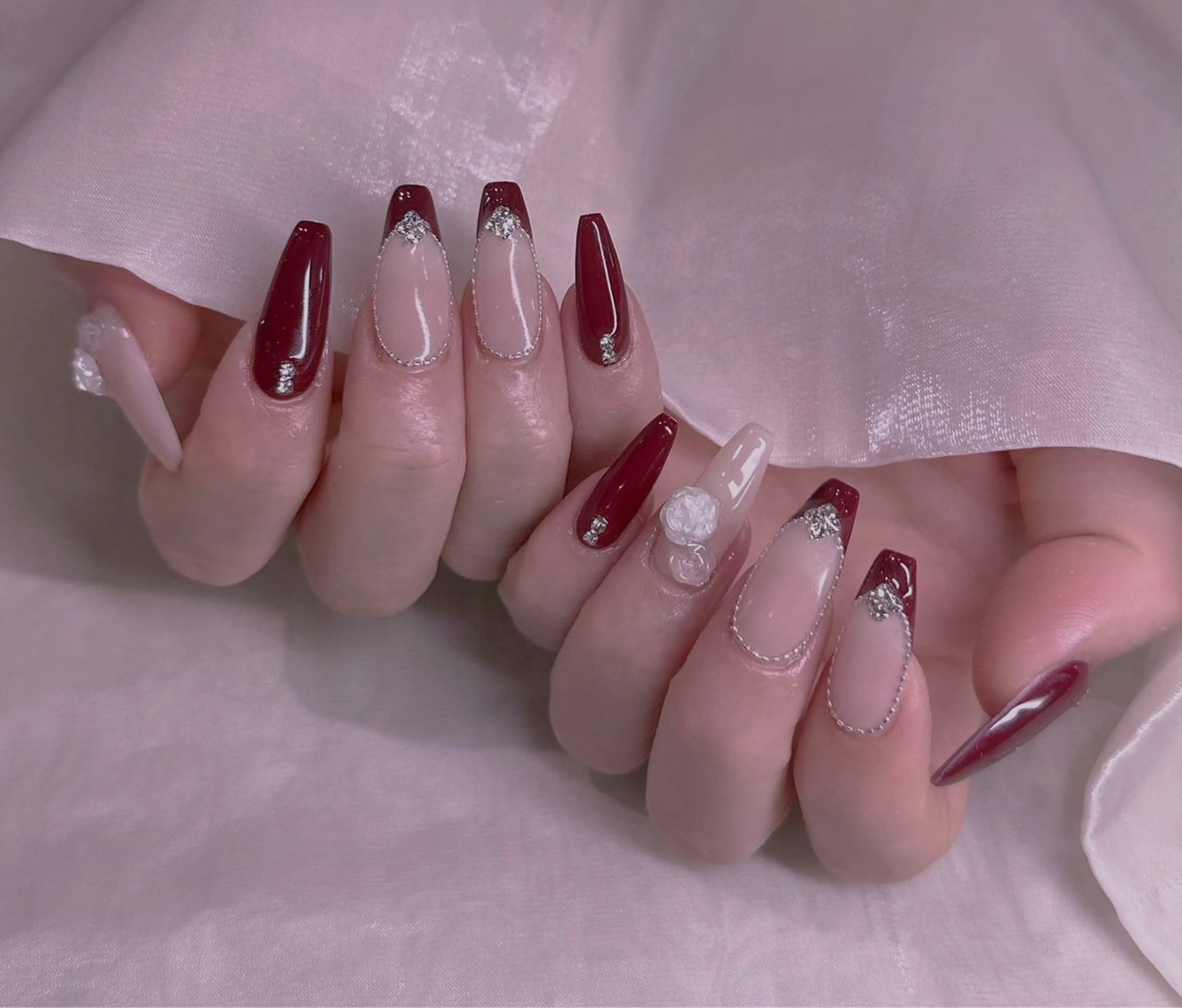 ネイル ハンドネイル 長さだし専門店 M2　rikaのネイルデザイン