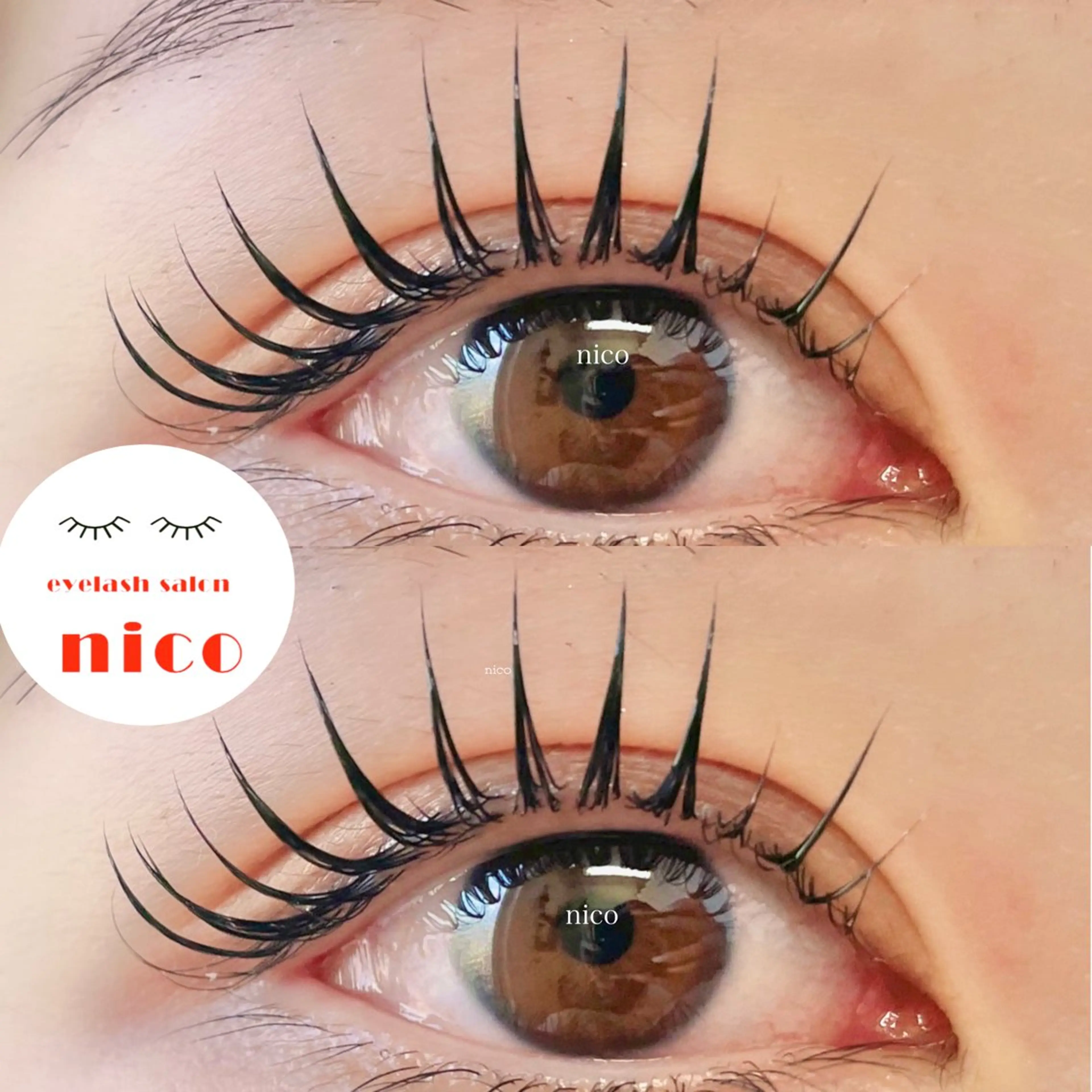 マツエク・マツパ nico:) 金井 紗楽のマツエク・マツパデザイン