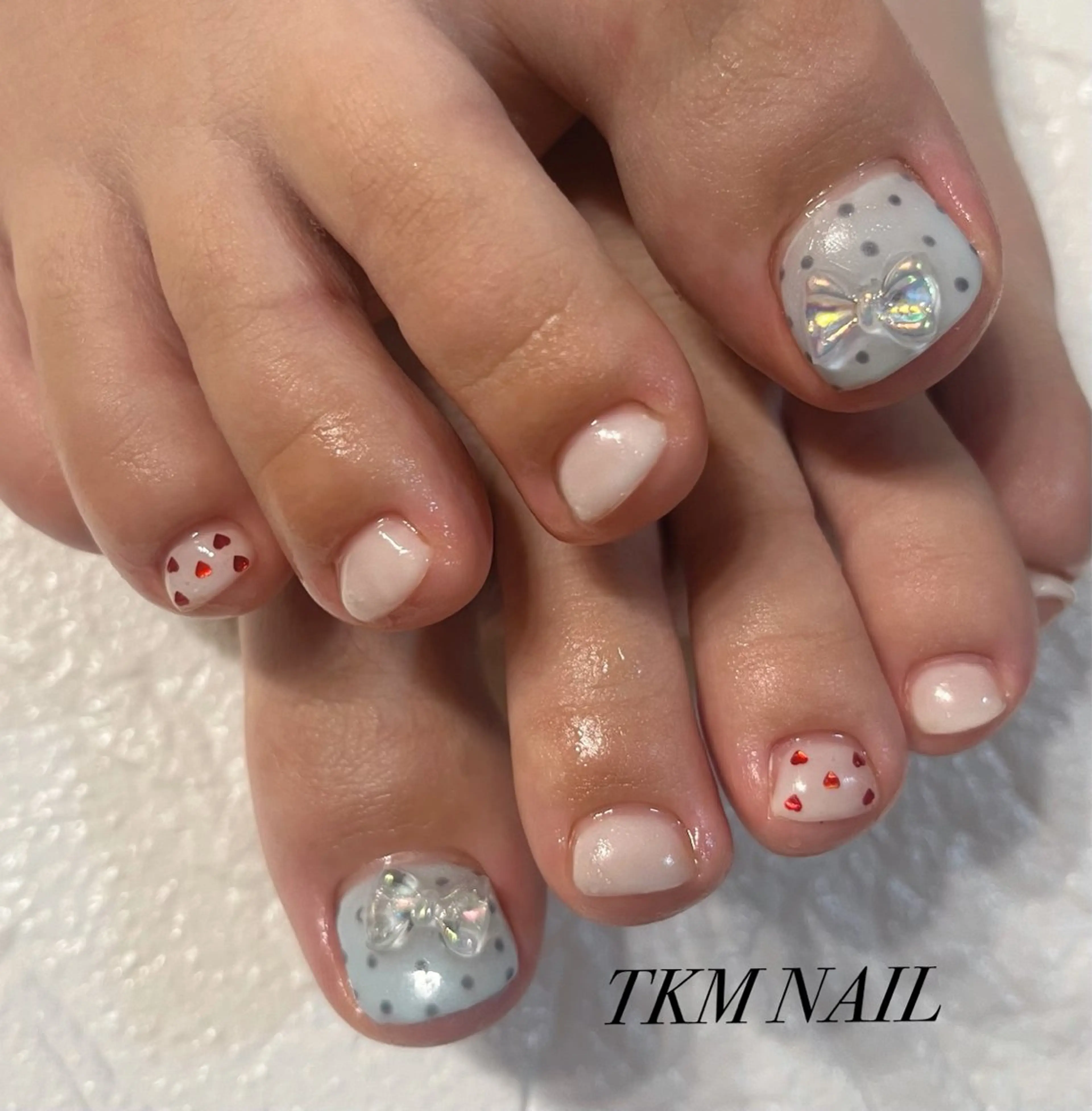 ネイル ドット シンプルネイル ______ TKM  NAILのネイルデザイン