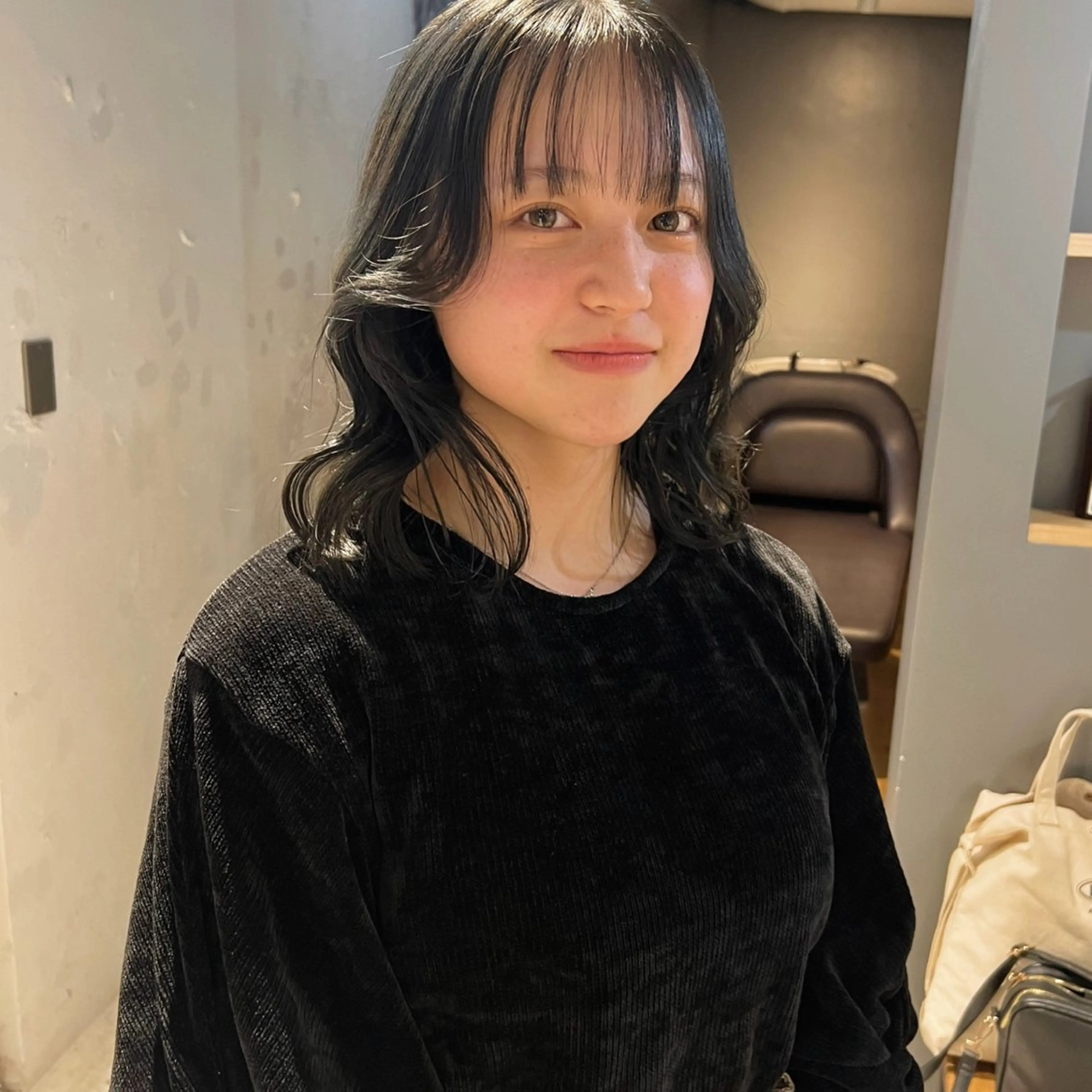 ミディアム 吉祥寺/パーマ/ カラー/Abeのヘアスタイル