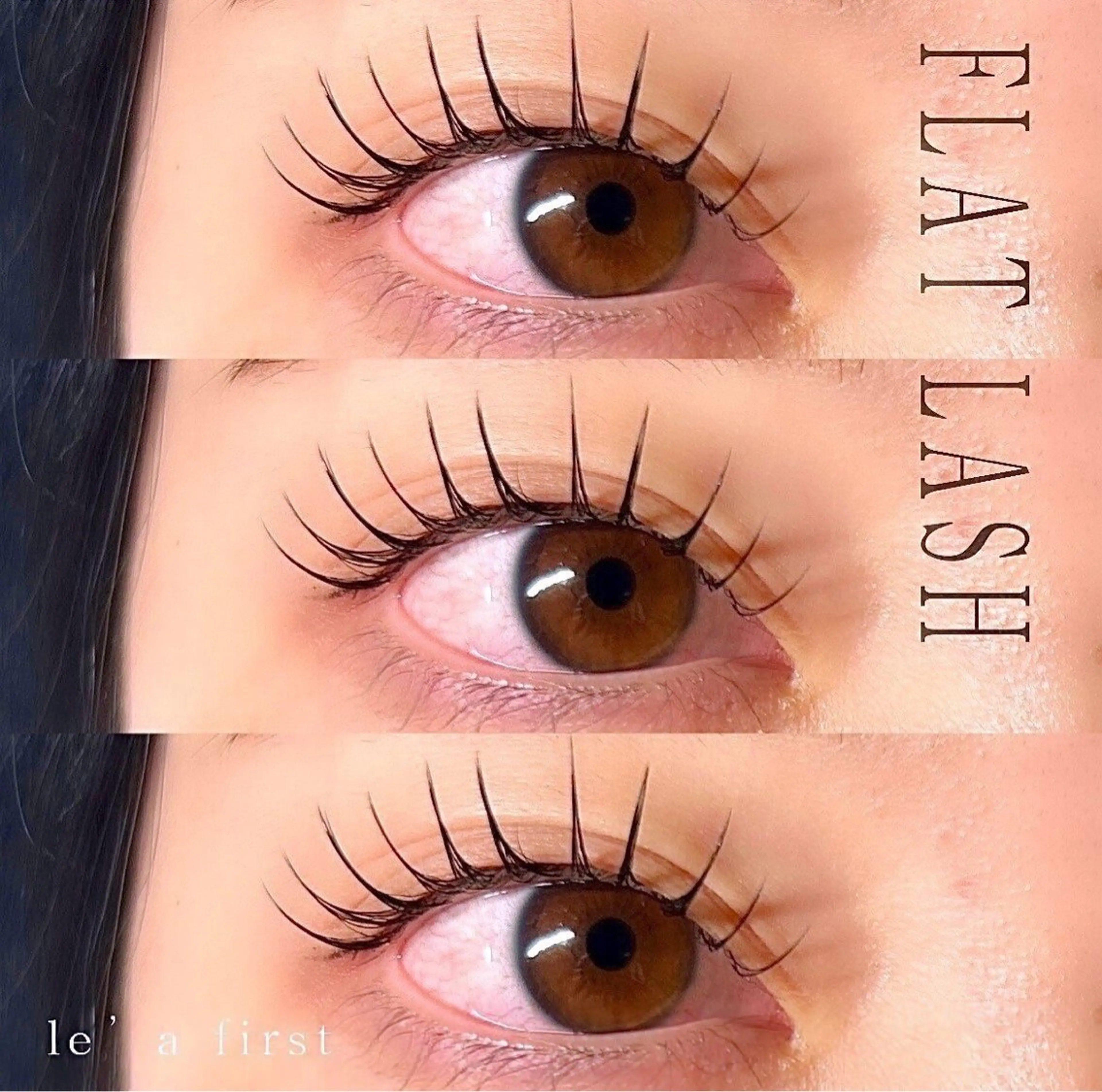 【オフ込】フラットラッシュ100本➕束感コーティング💞の写真