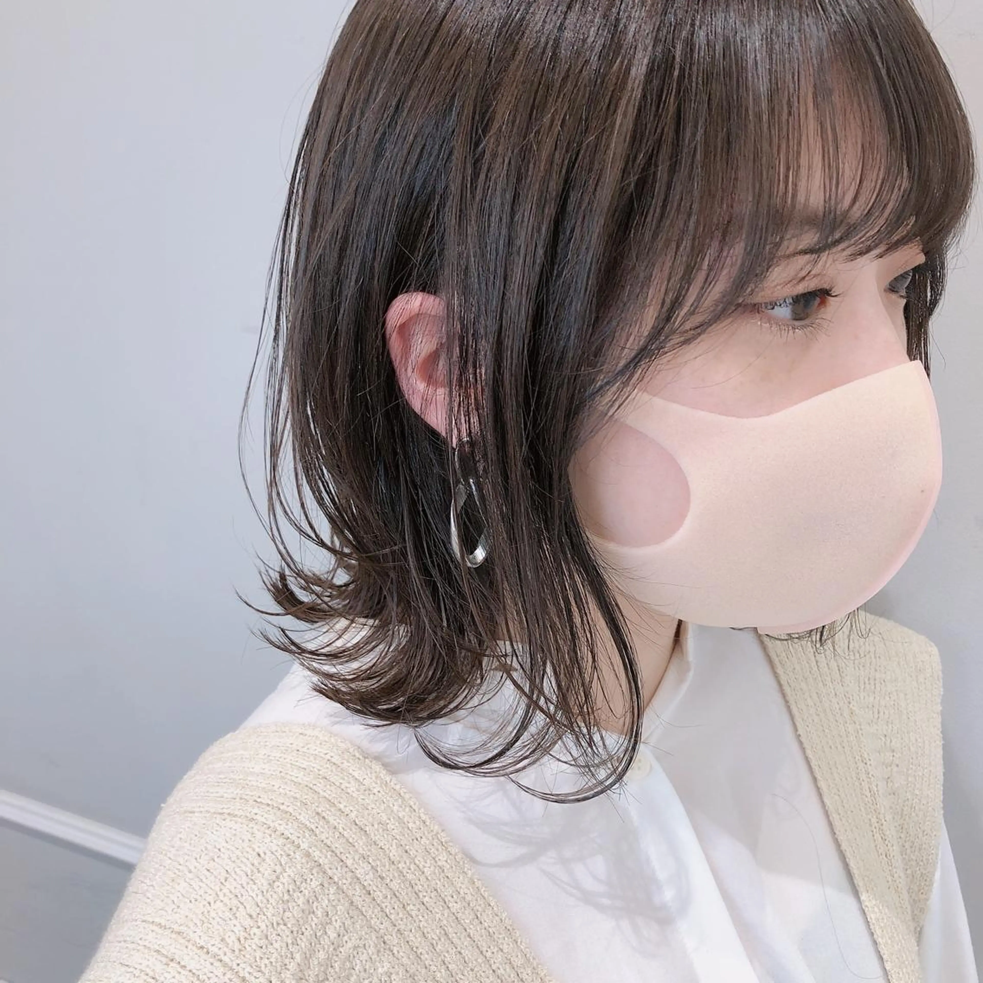 ミディアム 似合わせ艶髪カラー ❤️ハダユミのヘアスタイル