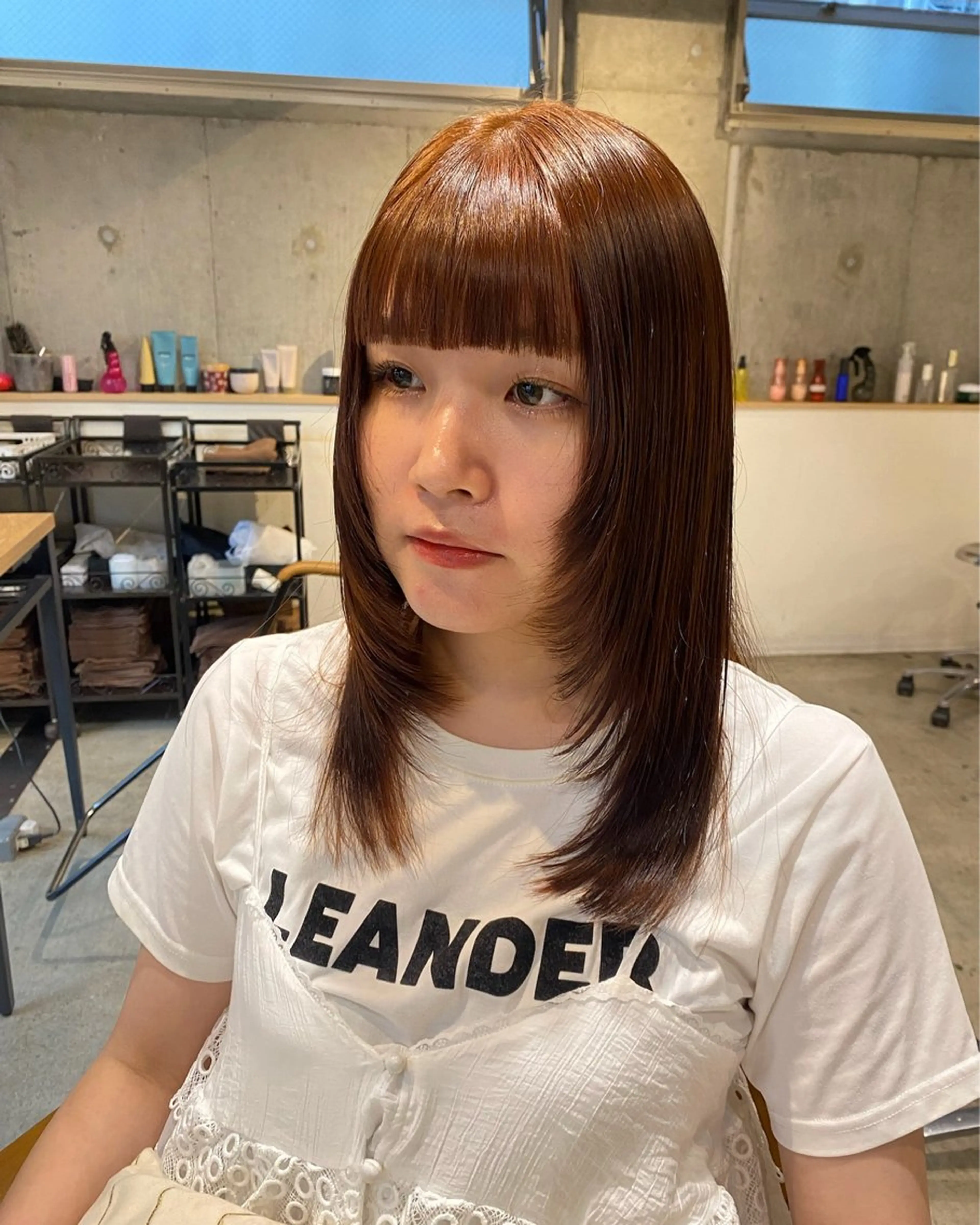 セミロング レイヤーカット カット ヘッドスパ STAND  By HAIR &Coffee所属・海外風レイヤー🥥 NANAのヘアスタイル