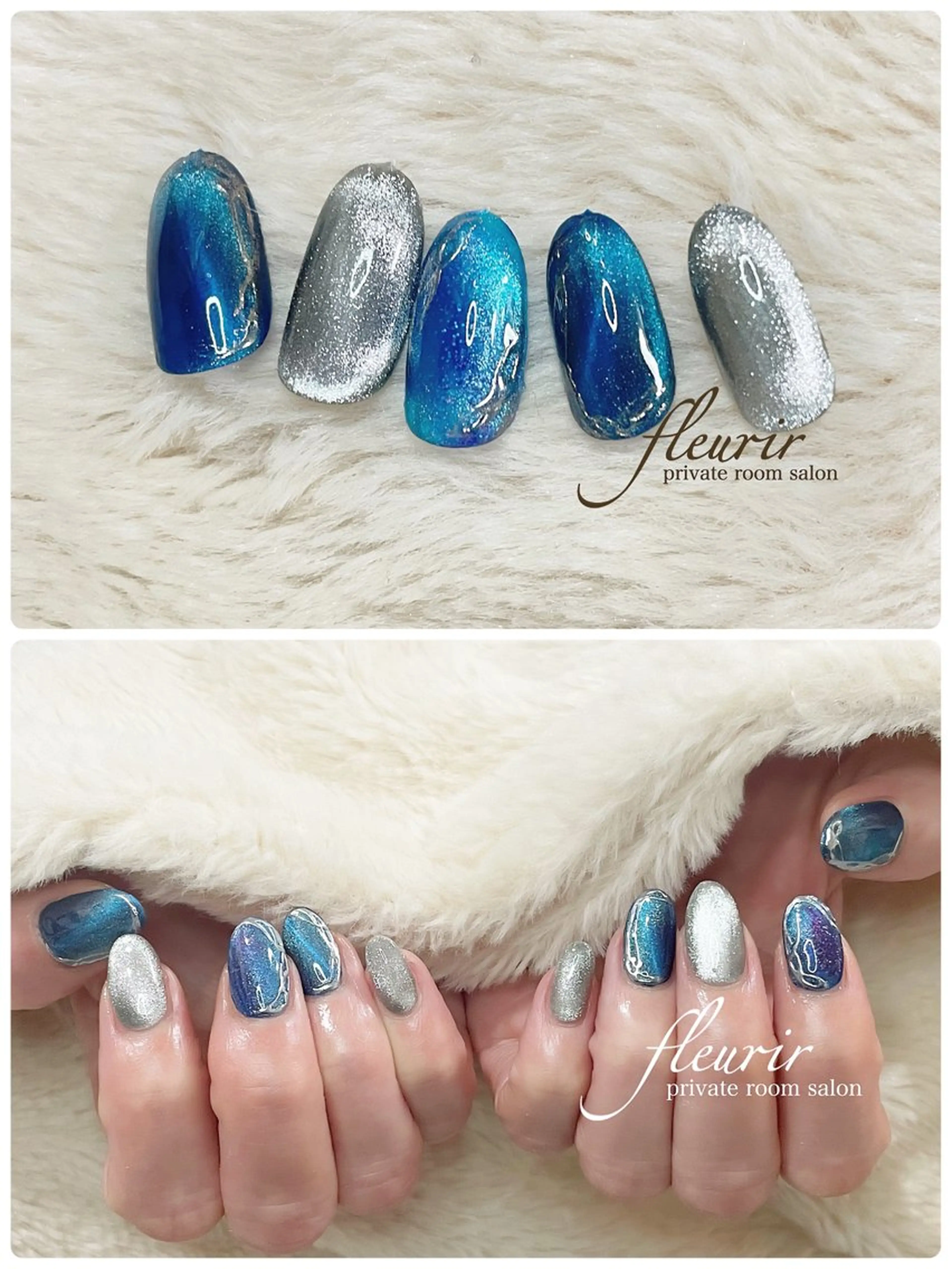 ネイル ジェルネイル フルリール 【プライベートサロンのネイルデザイン