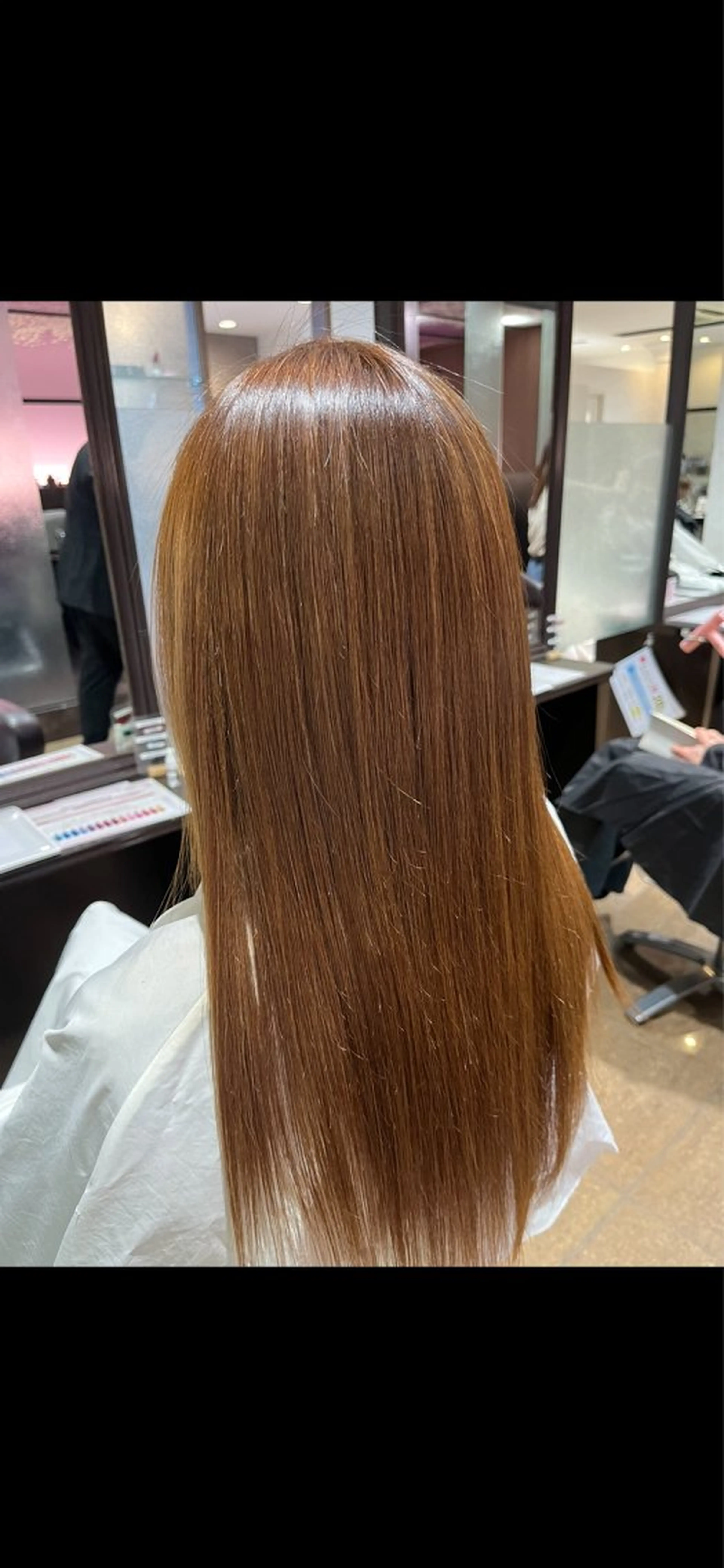 ロング カラー 永瀬 恵のヘアスタイル