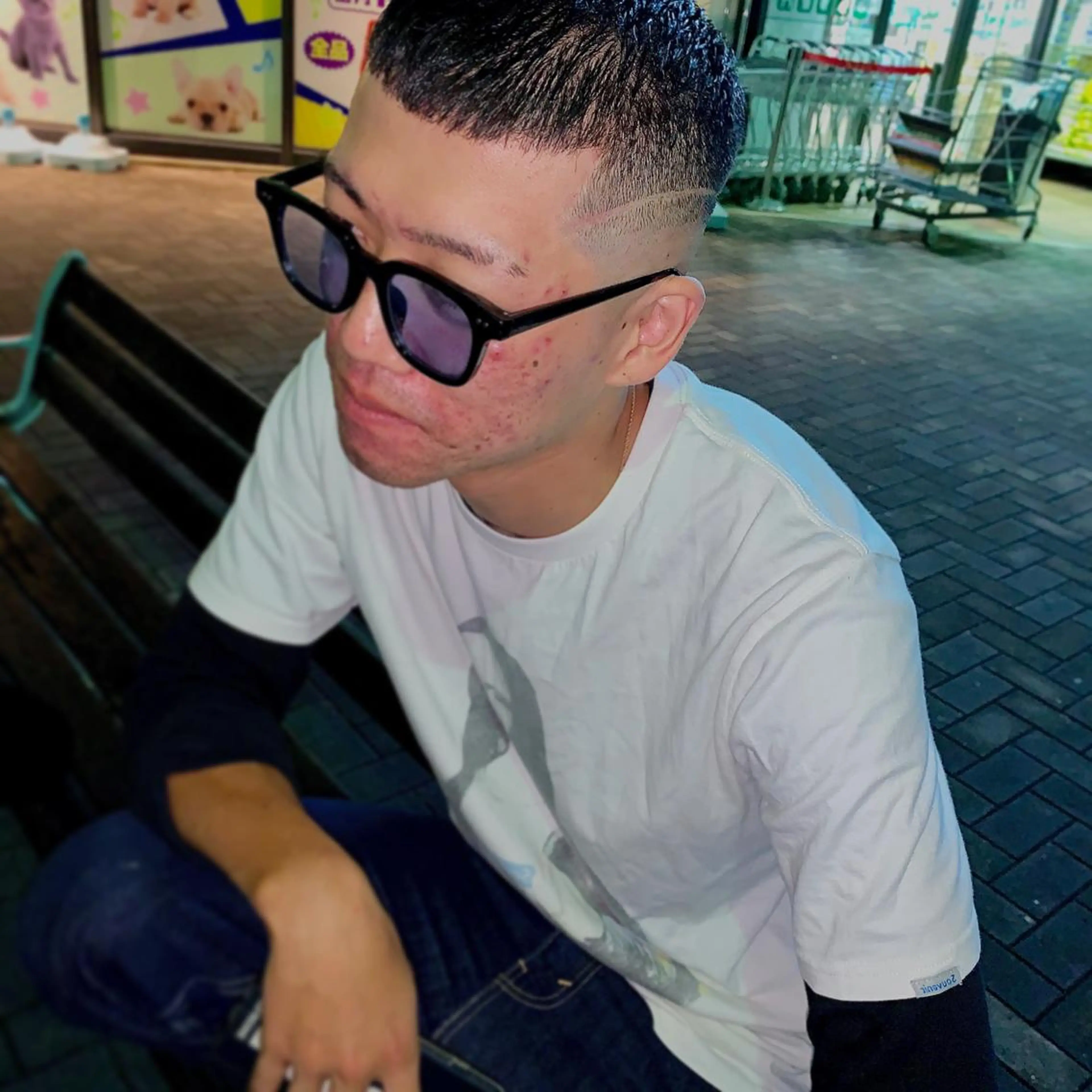 ショート メンズ フェードカット スキンフェード カット メンズサロン ANSWERのヘアスタイル