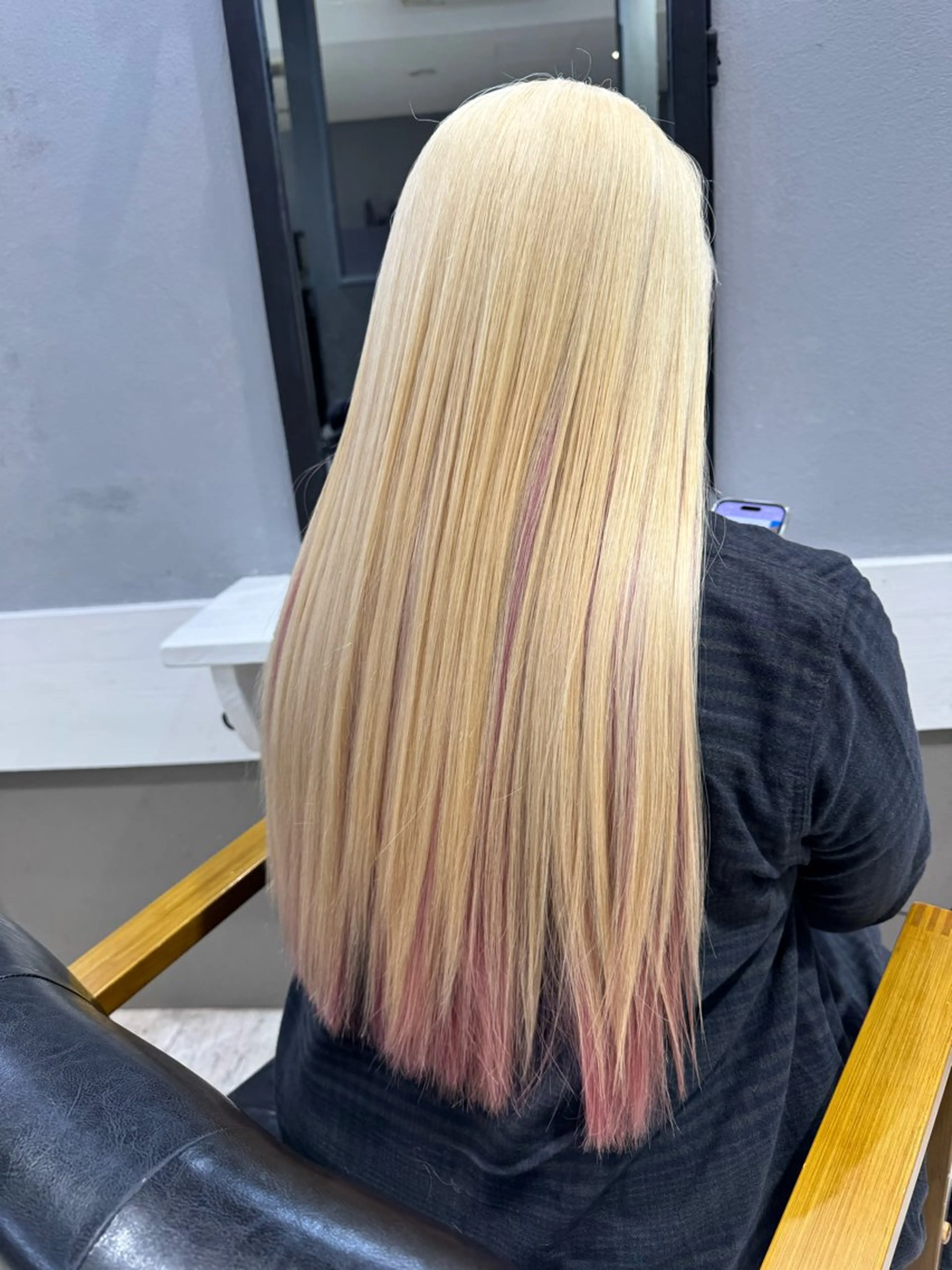 セミロング カラー dao/ミルクティー /ブラウン/ブロンドのヘアスタイル