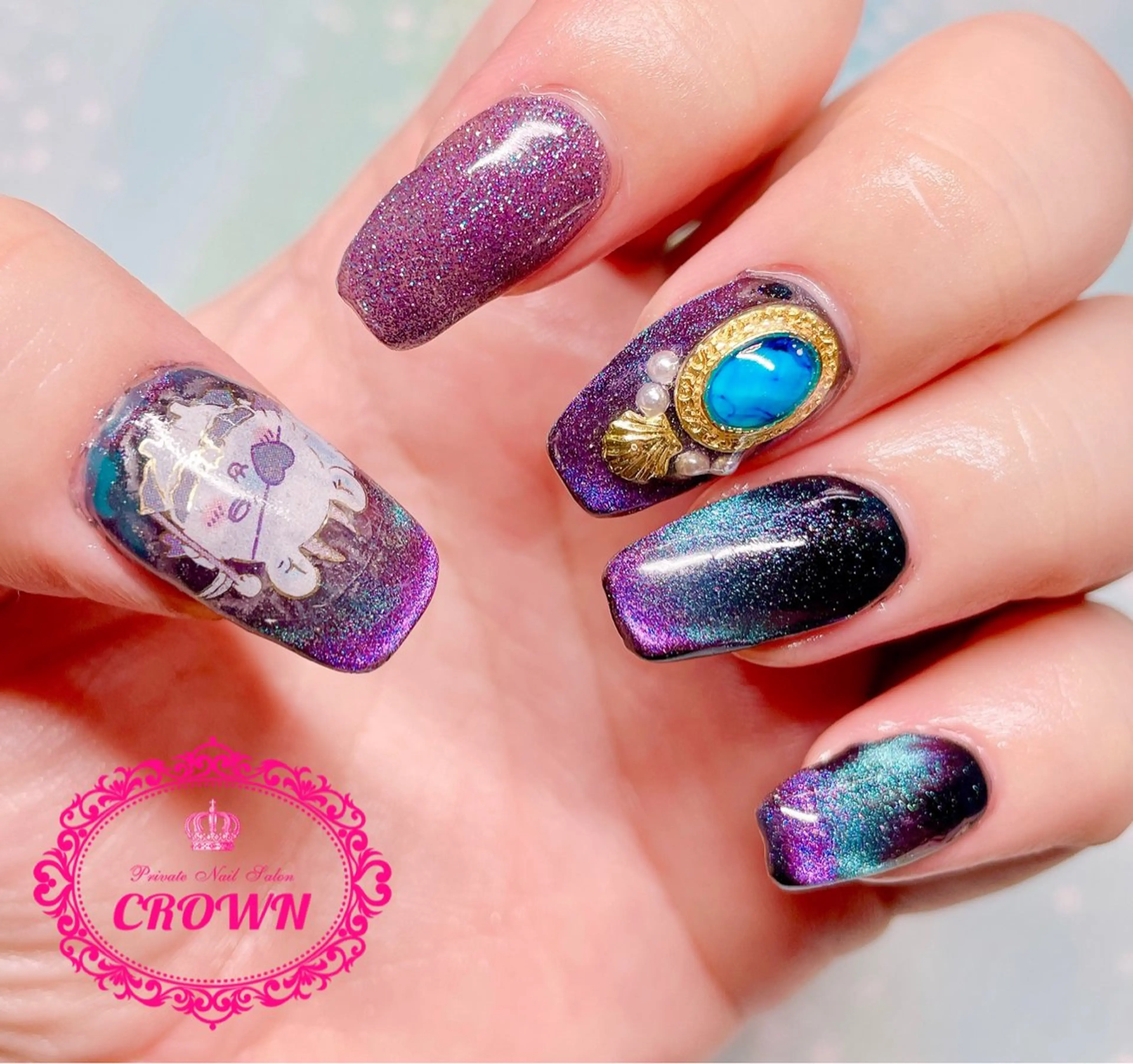 ネイル CROWN プライベートサロンのネイルデザイン