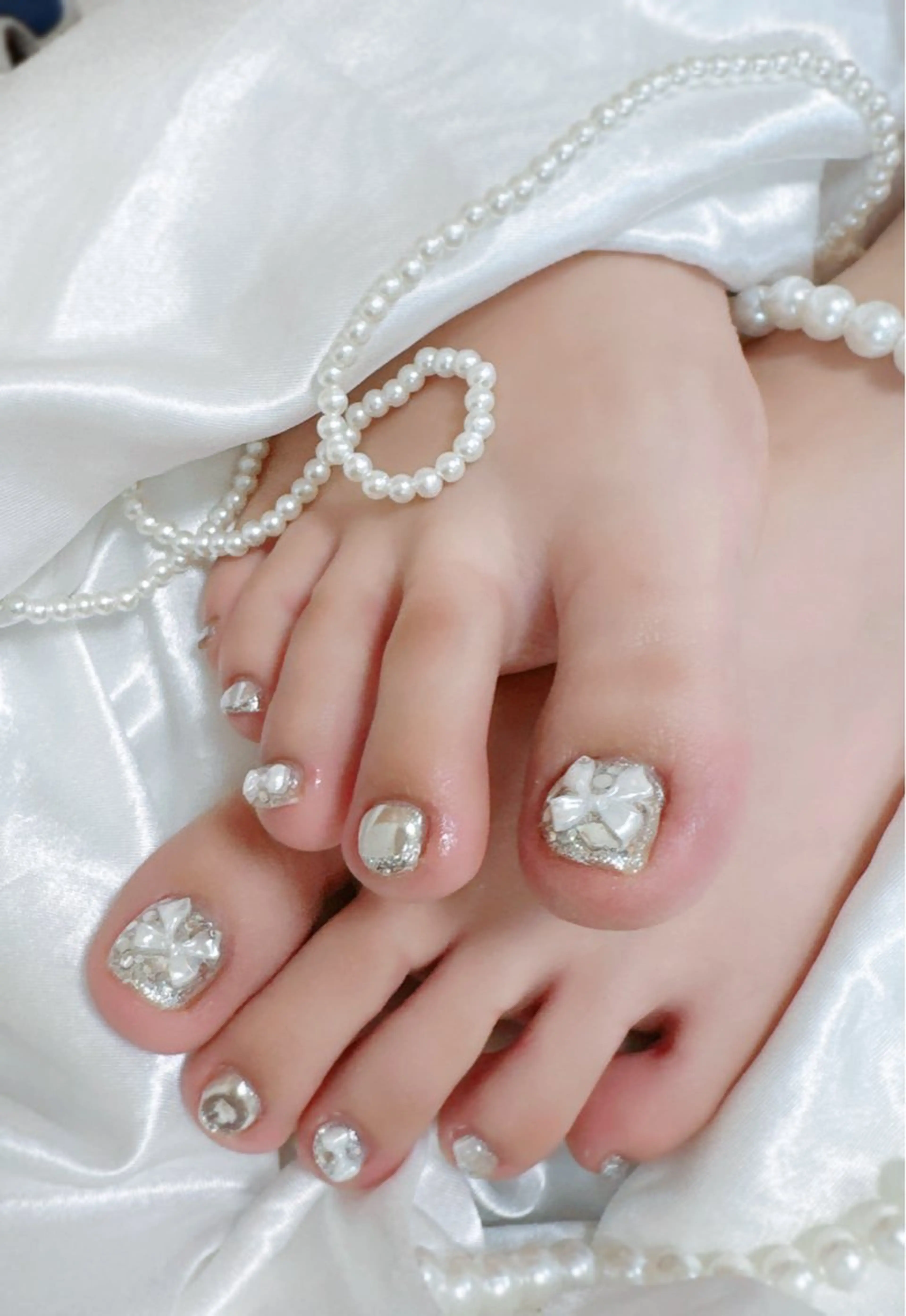 ネイル フットネイル 高島 夏海のネイルデザイン