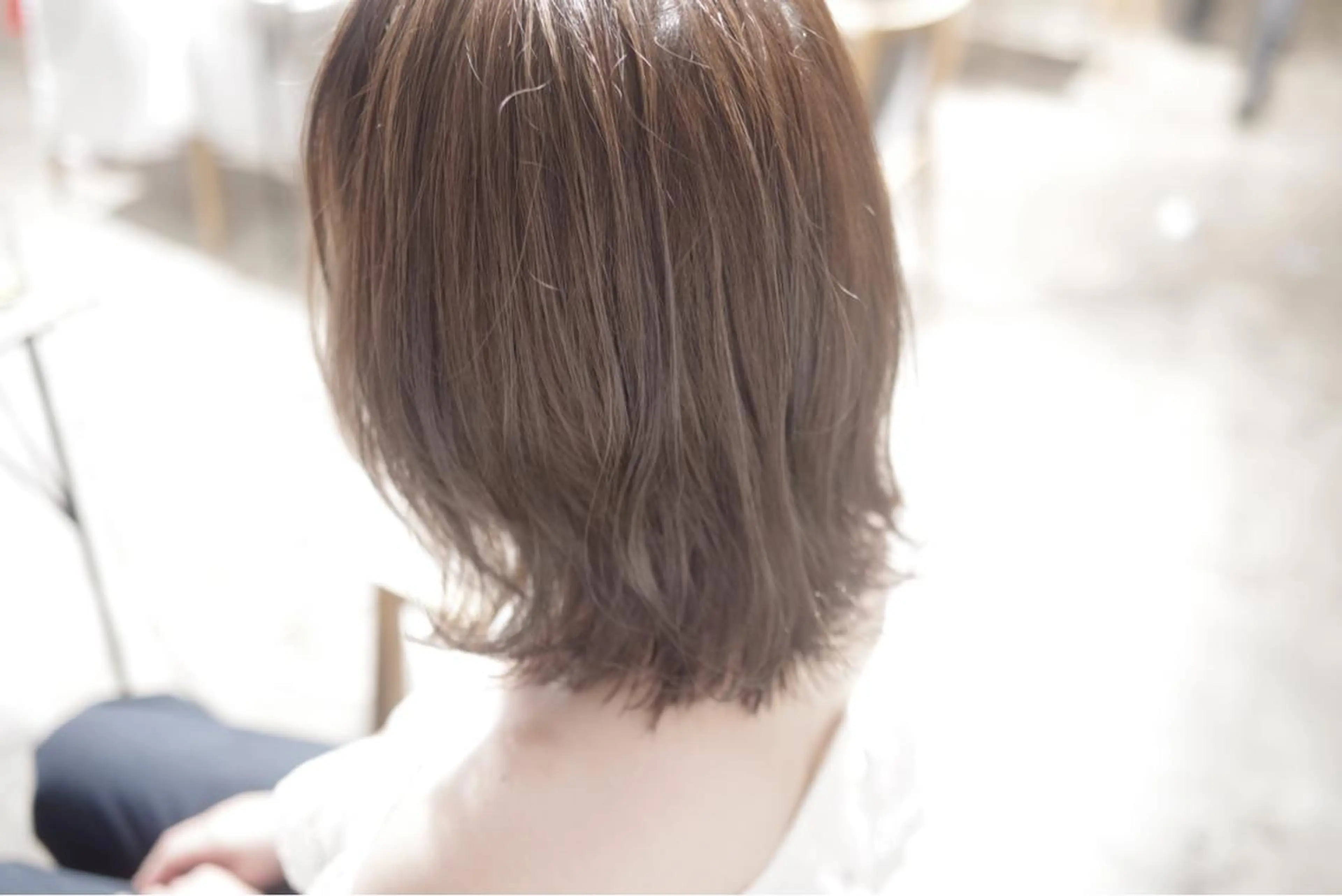 ミディアム カラー ヘアアレンジ ハイライトカラー ハイライト マンツーマン施術🦋 ayajuのヘアスタイル